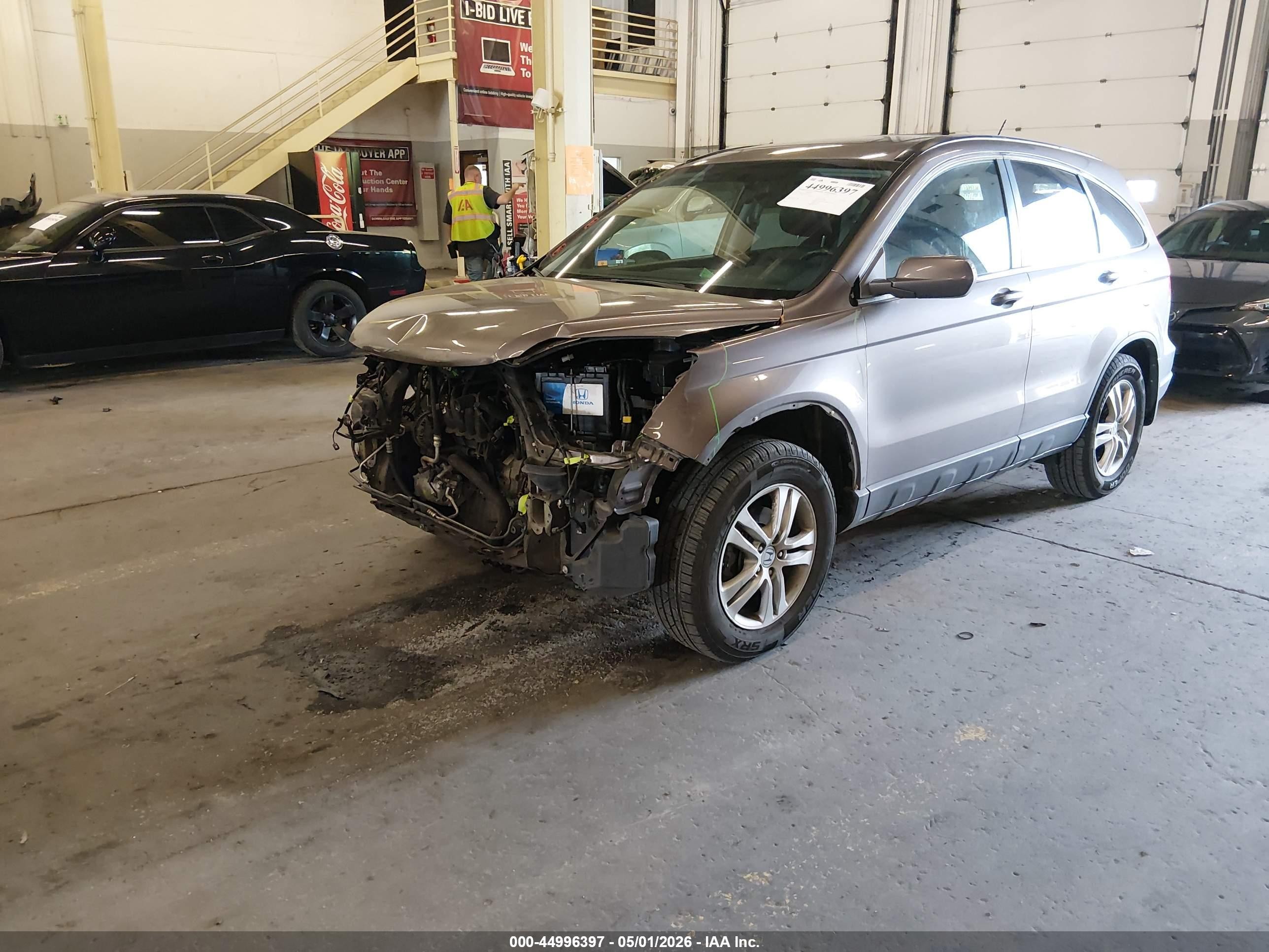 2011 Honda Cr-v Ex-l Серый vin: 5J6RE4H72BL009473