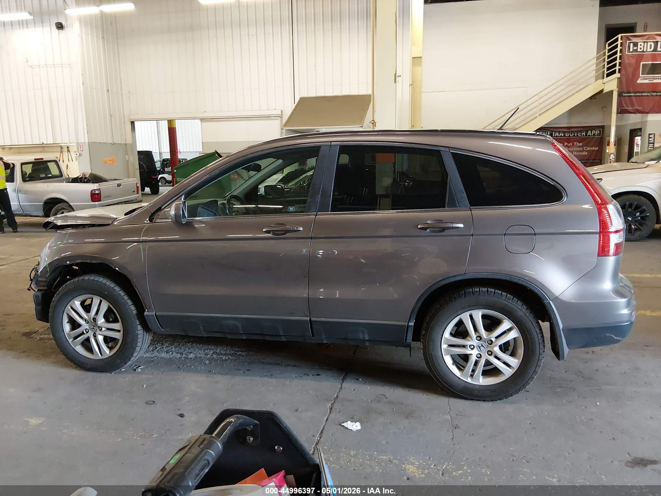 2011 Honda Cr-v Ex-l Серый vin: 5J6RE4H72BL009473