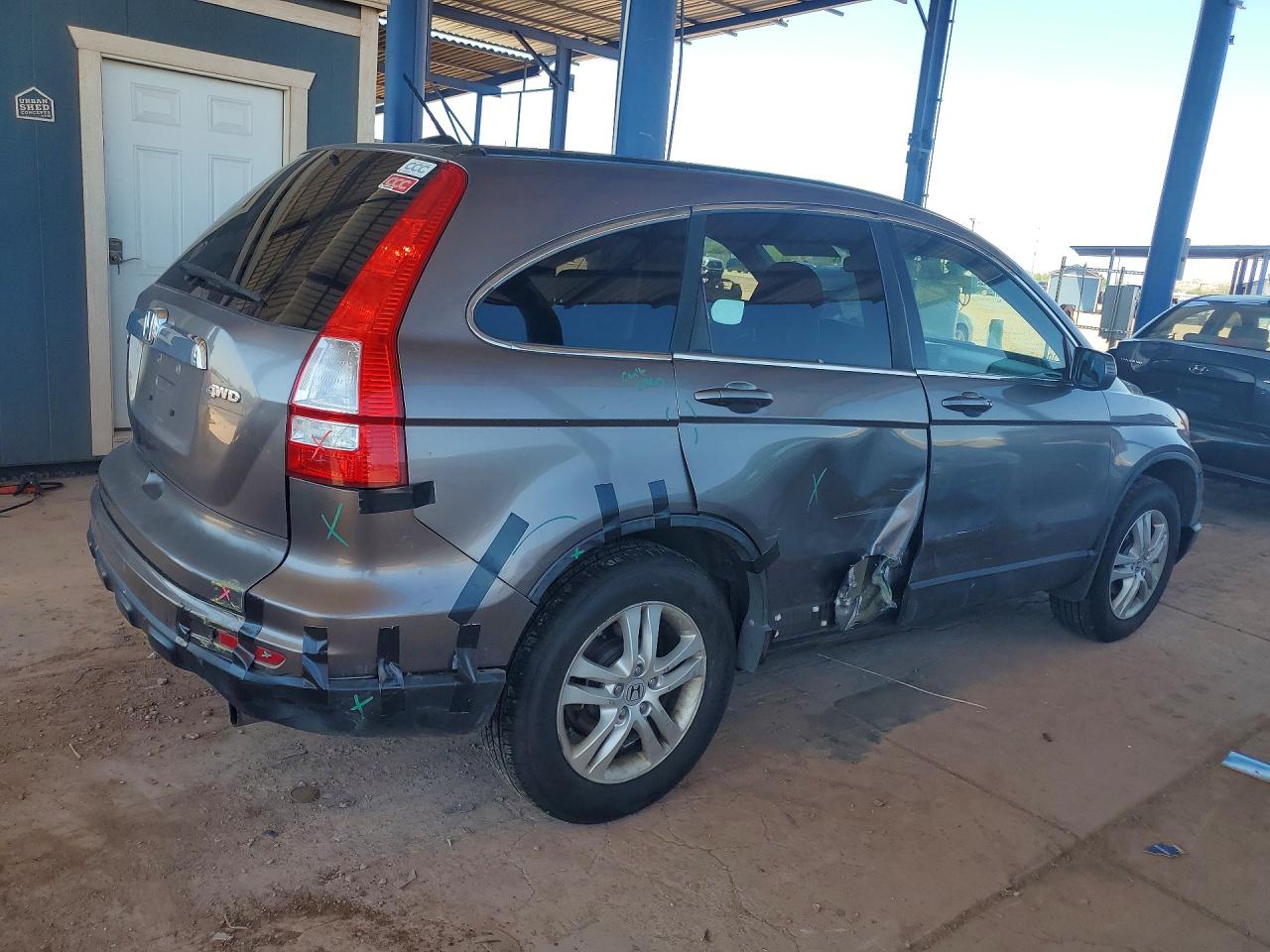 2011 Honda Cr-v Exl Gray vin: 5J6RE4H72BL011580