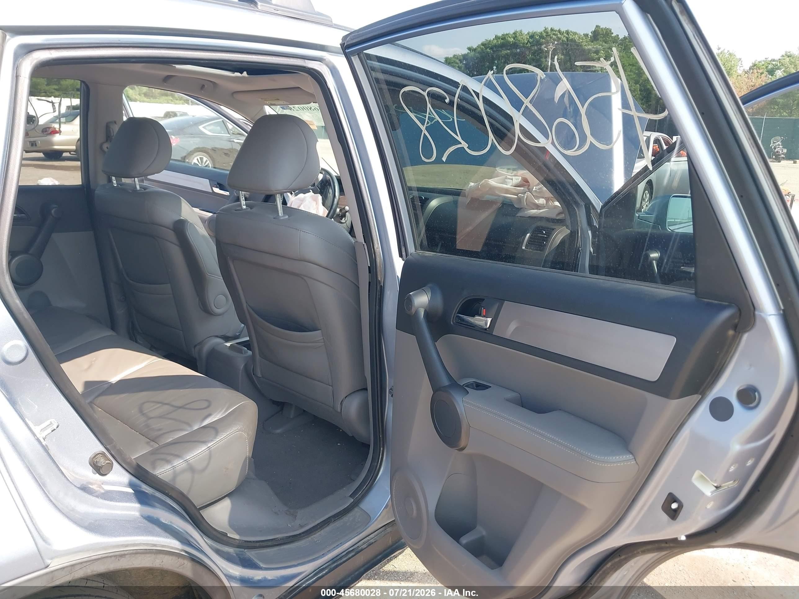 2011 Honda Cr-v Ex-l Light Blue vin: 5J6RE4H72BL024281