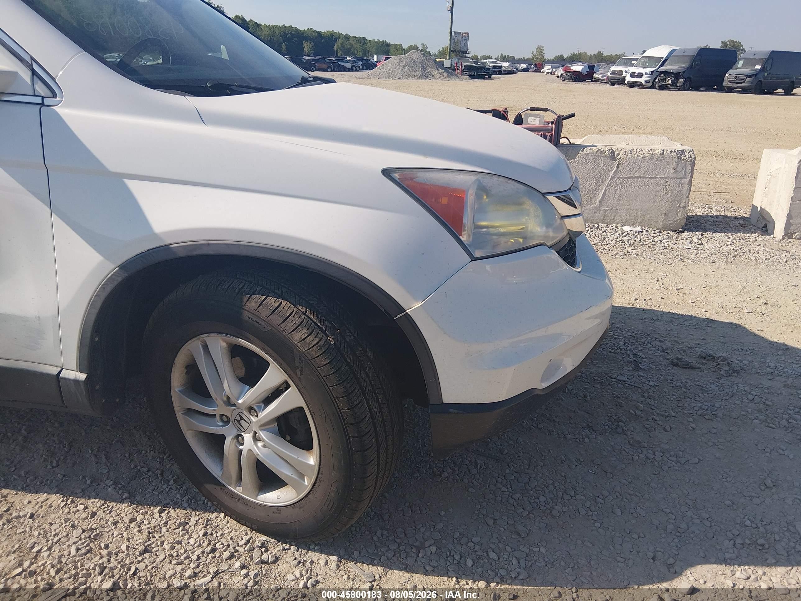 2011 Honda Cr-v Ex-l White vin: 5J6RE4H72BL030226