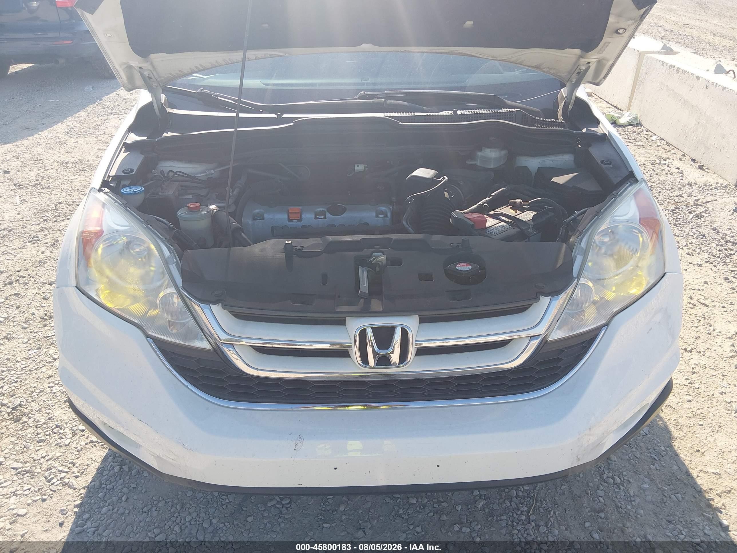 2011 Honda Cr-v Ex-l White vin: 5J6RE4H72BL030226