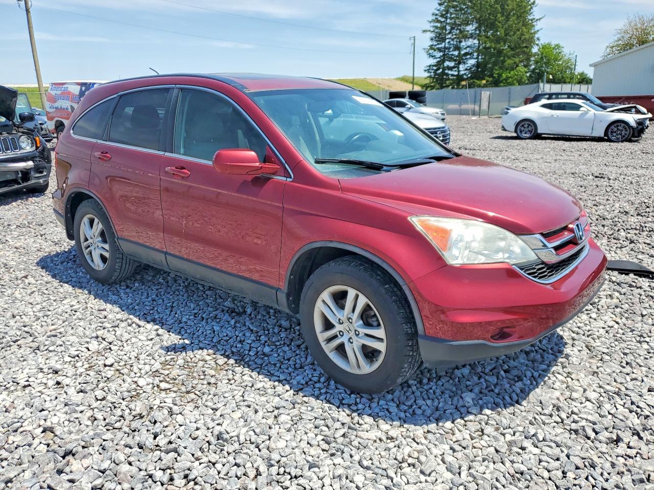 2011 Honda Crv Red vin: 5J6RE4H72BL046877