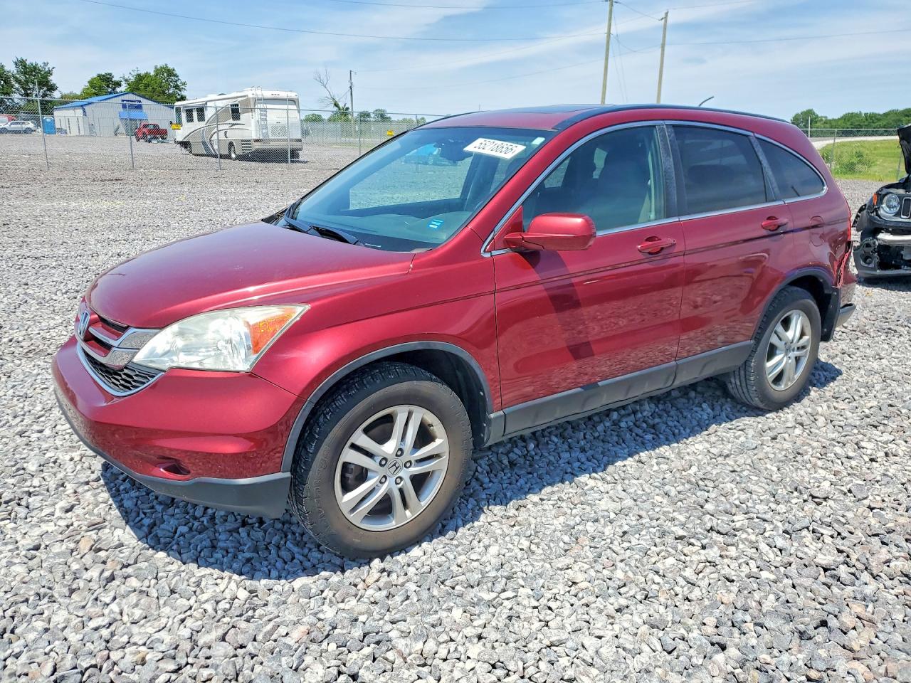 2011 Honda Crv Red vin: 5J6RE4H72BL046877