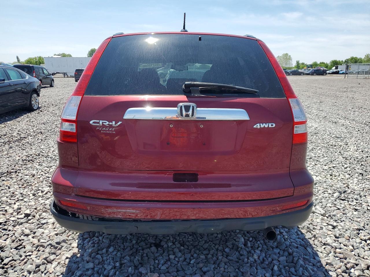 2011 Honda Crv Red vin: 5J6RE4H72BL046877