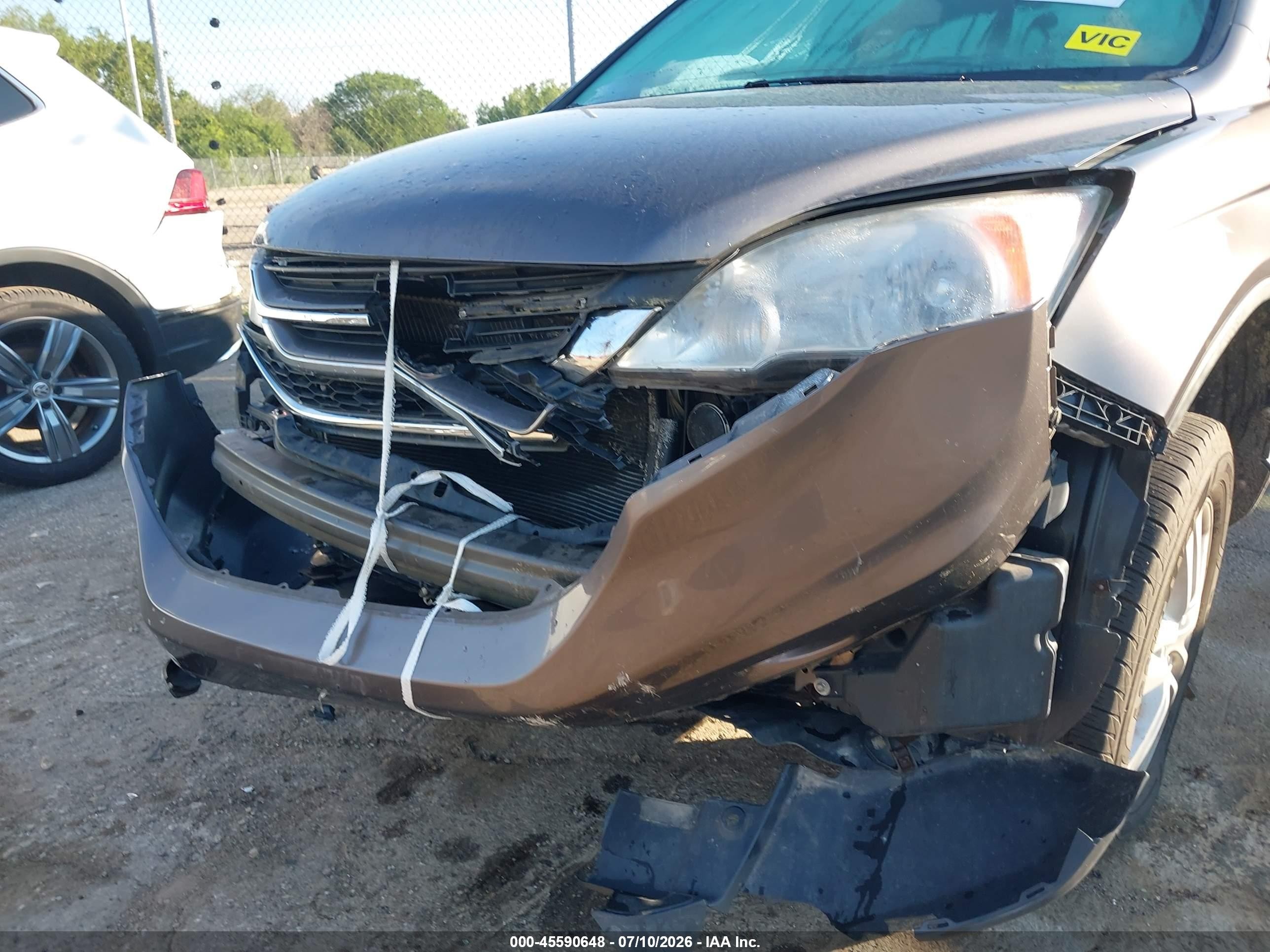 2011 Honda Cr-v Ex-l Gray vin: 5J6RE4H72BL059712