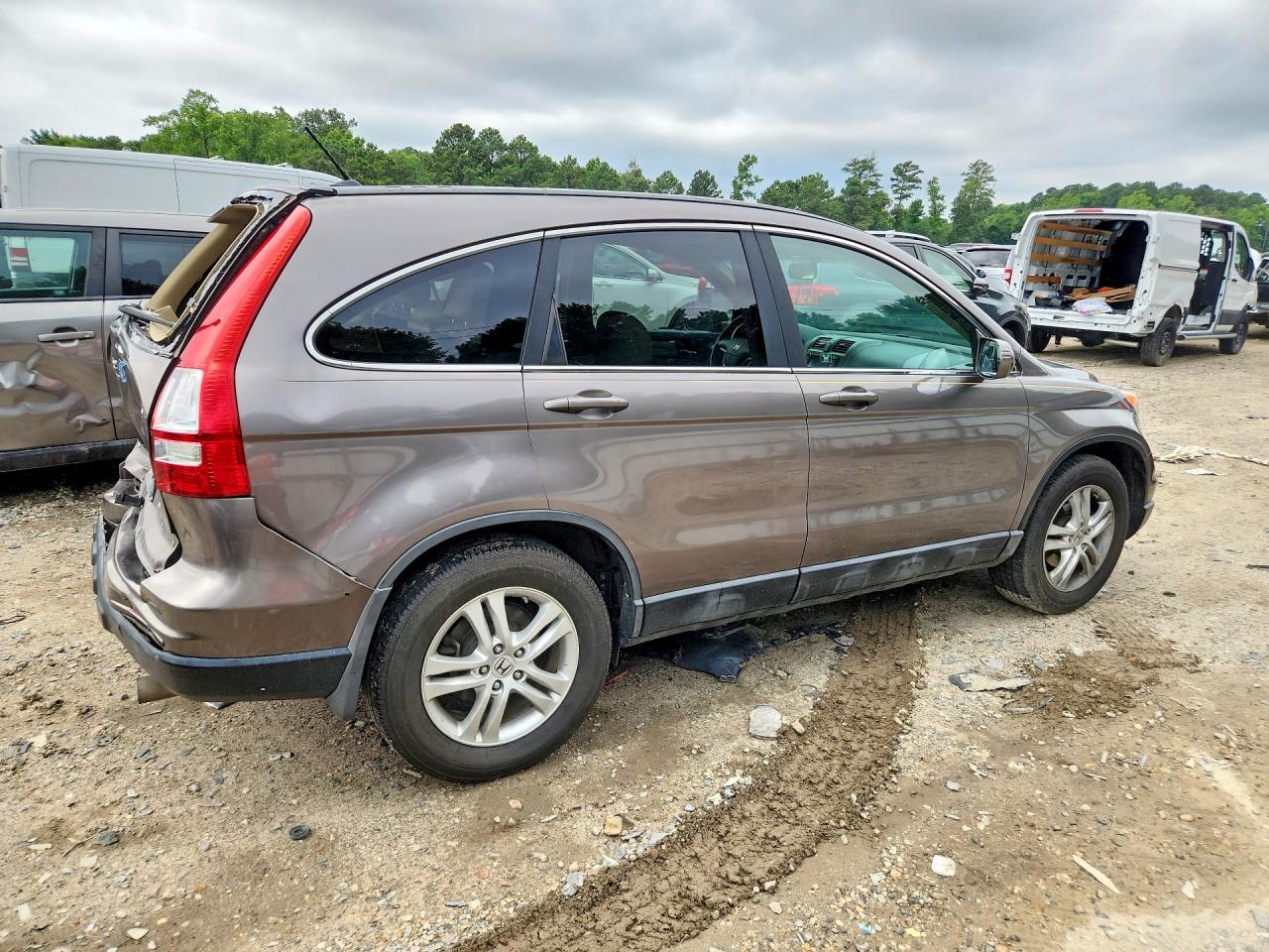 2011 Honda Cr-v Exl Gray vin: 5J6RE4H72BL063369