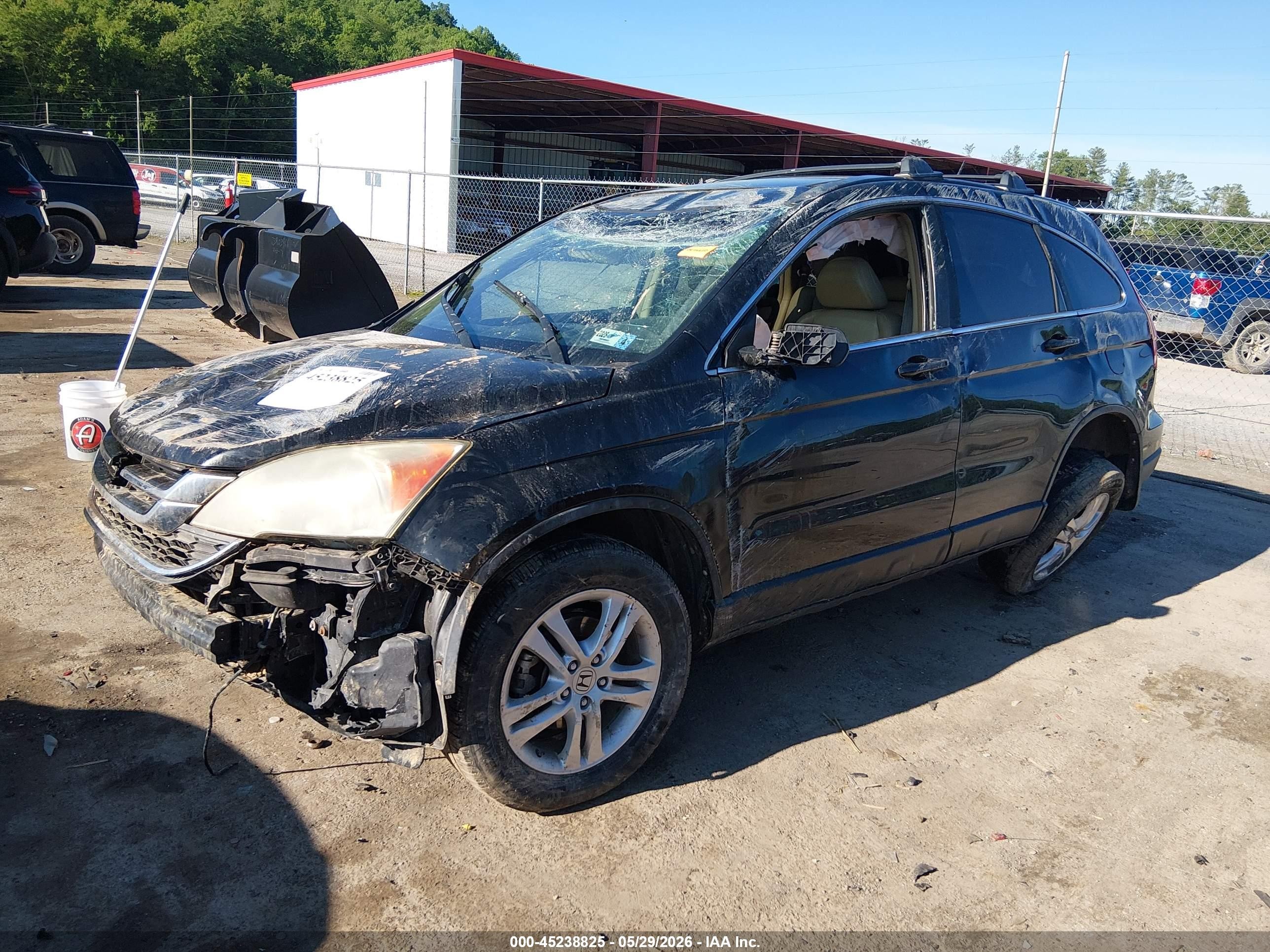 2011 Honda Cr-v Ex-l Черный vin: 5J6RE4H72BL080110