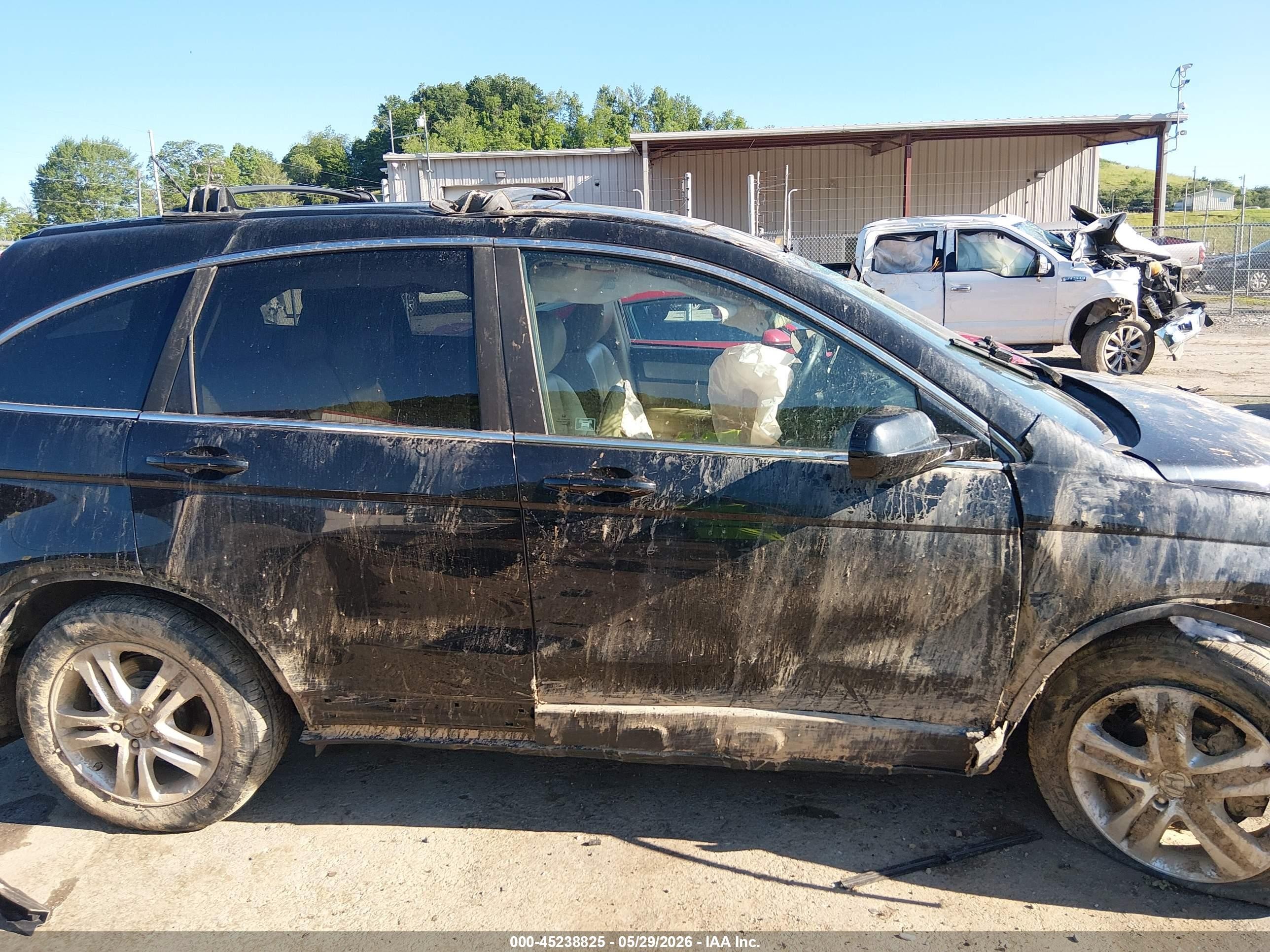 2011 Honda Cr-v Ex-l Черный vin: 5J6RE4H72BL080110