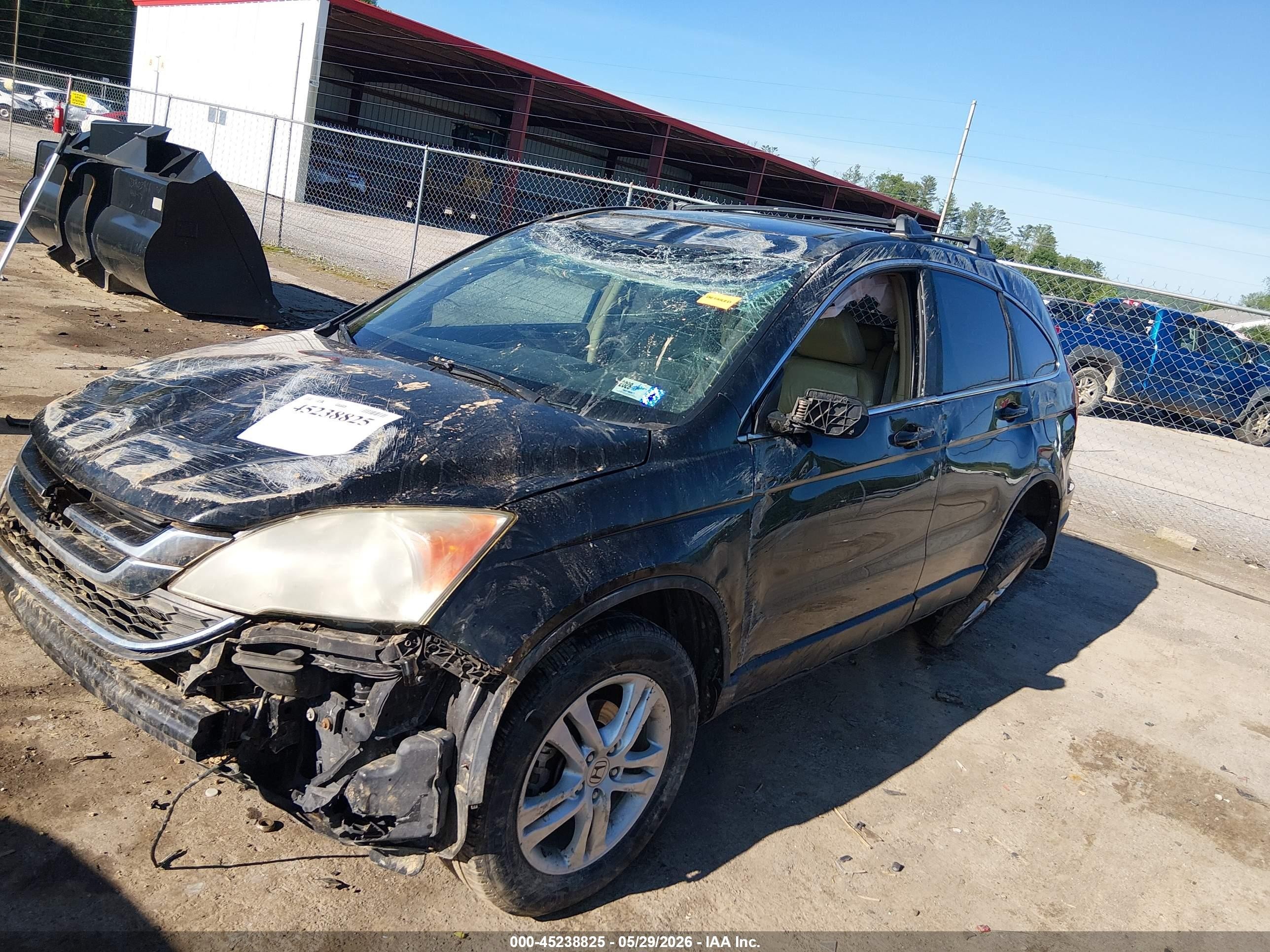 2011 Honda Cr-v Ex-l Черный vin: 5J6RE4H72BL080110