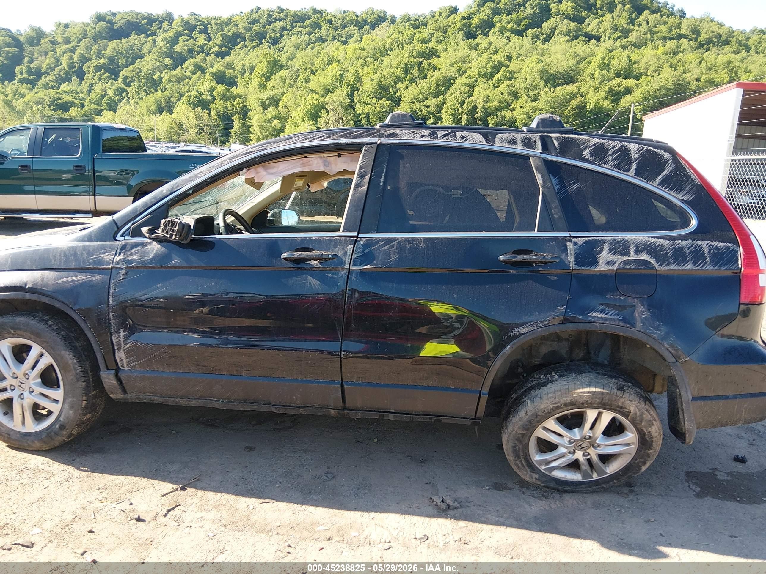 2011 Honda Cr-v Ex-l Черный vin: 5J6RE4H72BL080110