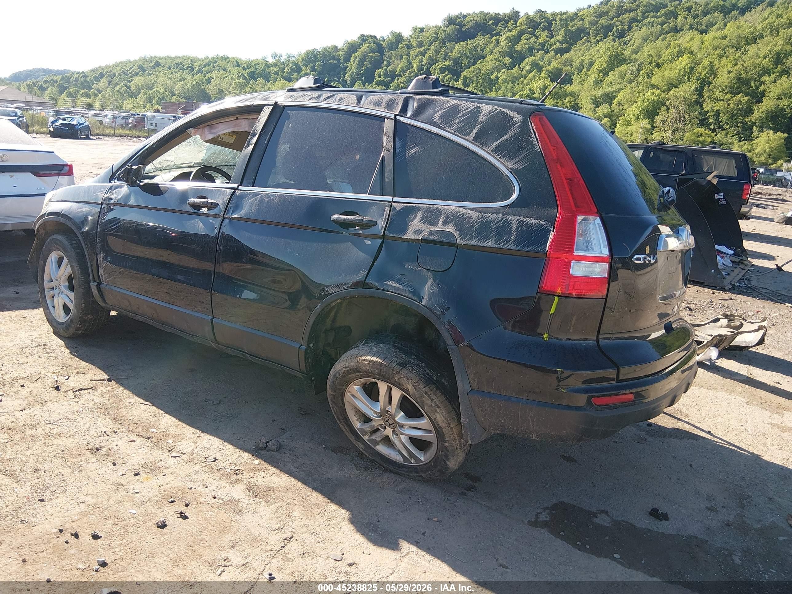 2011 Honda Cr-v Ex-l Черный vin: 5J6RE4H72BL080110