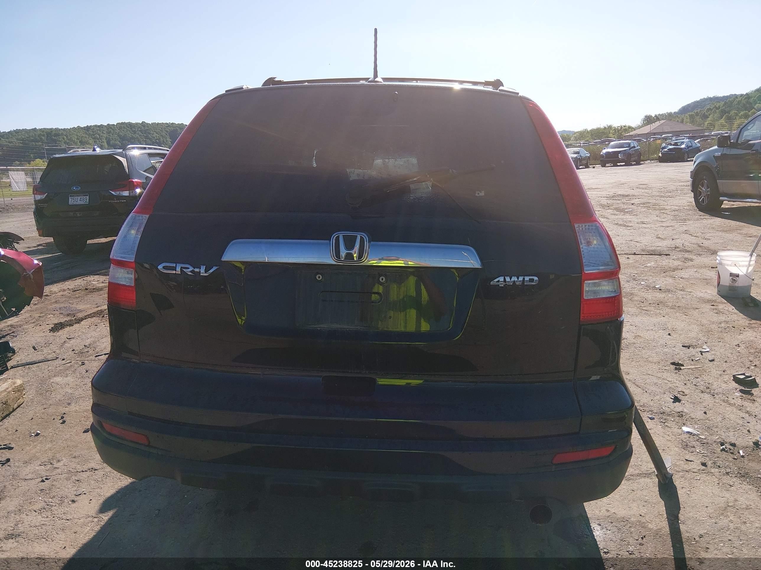 2011 Honda Cr-v Ex-l Черный vin: 5J6RE4H72BL080110