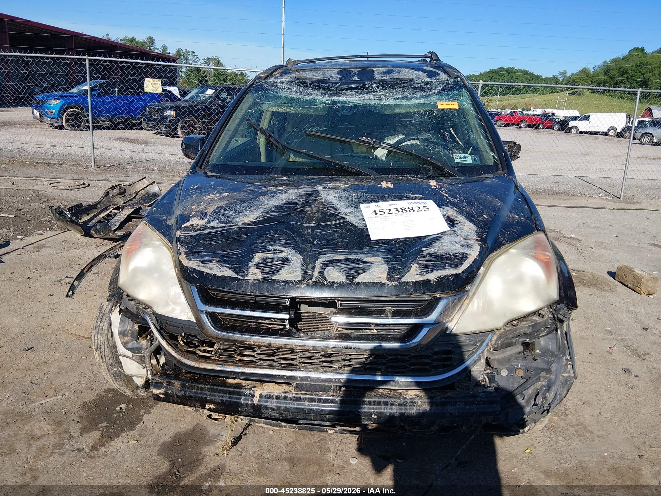 2011 Honda Cr-v Ex-l Черный vin: 5J6RE4H72BL080110
