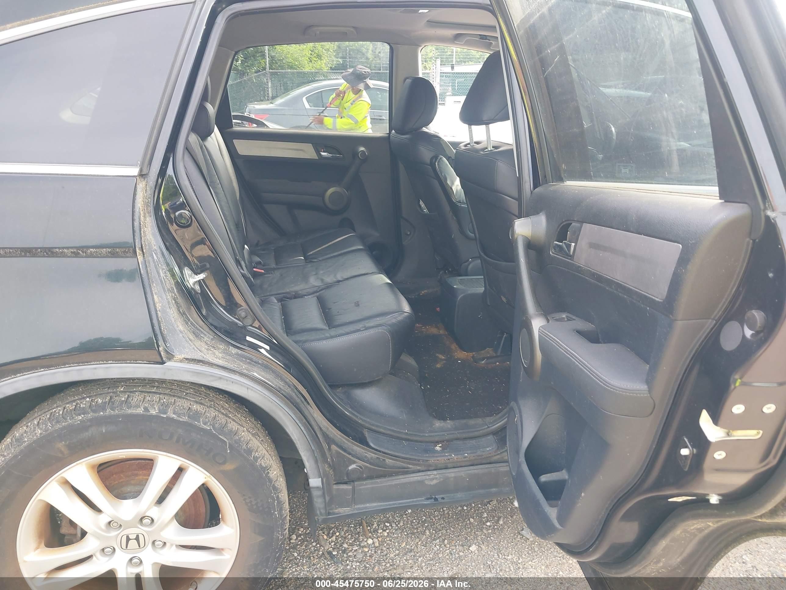 2011 Honda Cr-v Ex-l Черный vin: 5J6RE4H72BL089986