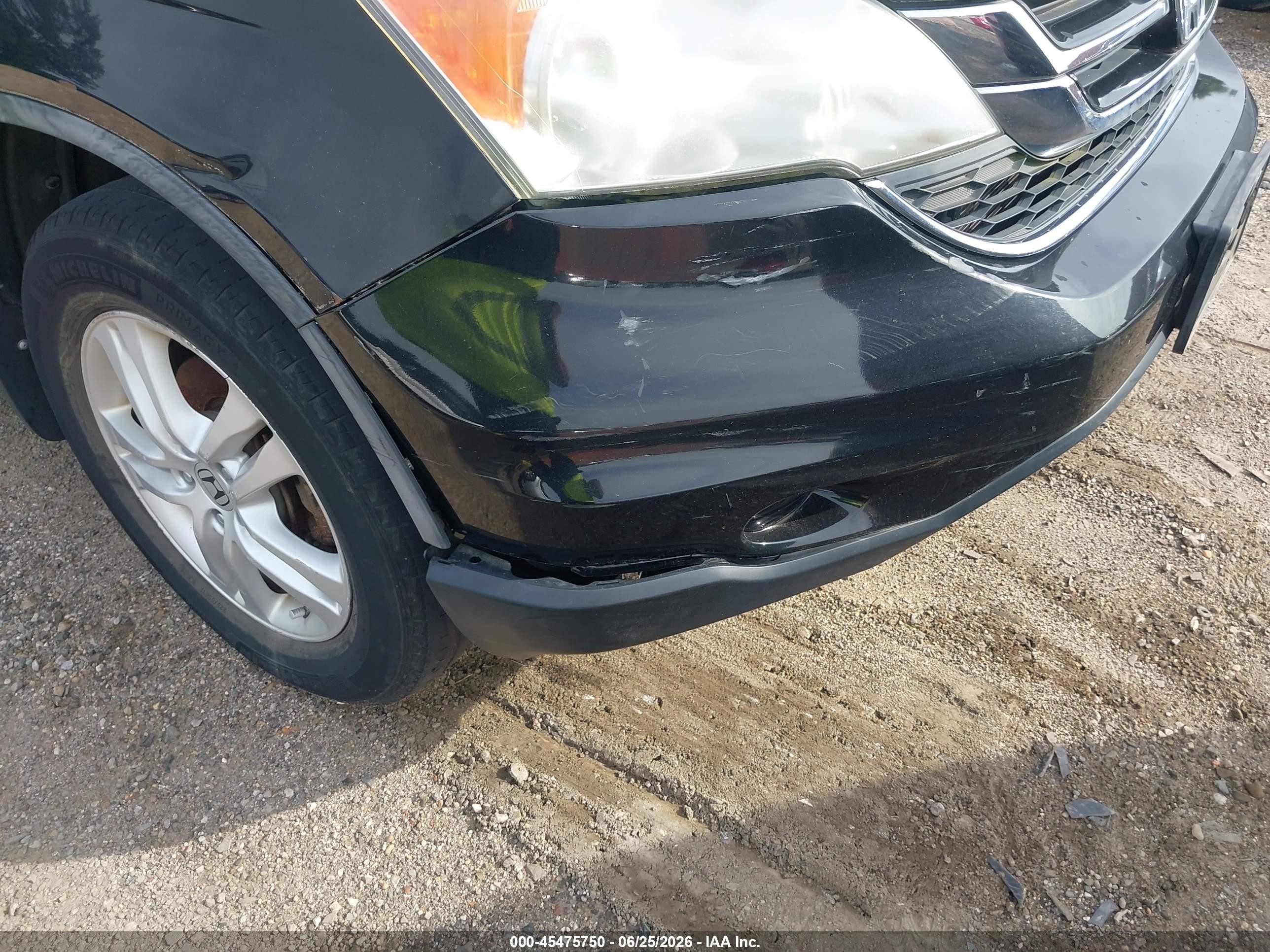 2011 Honda Cr-v Ex-l Черный vin: 5J6RE4H72BL089986