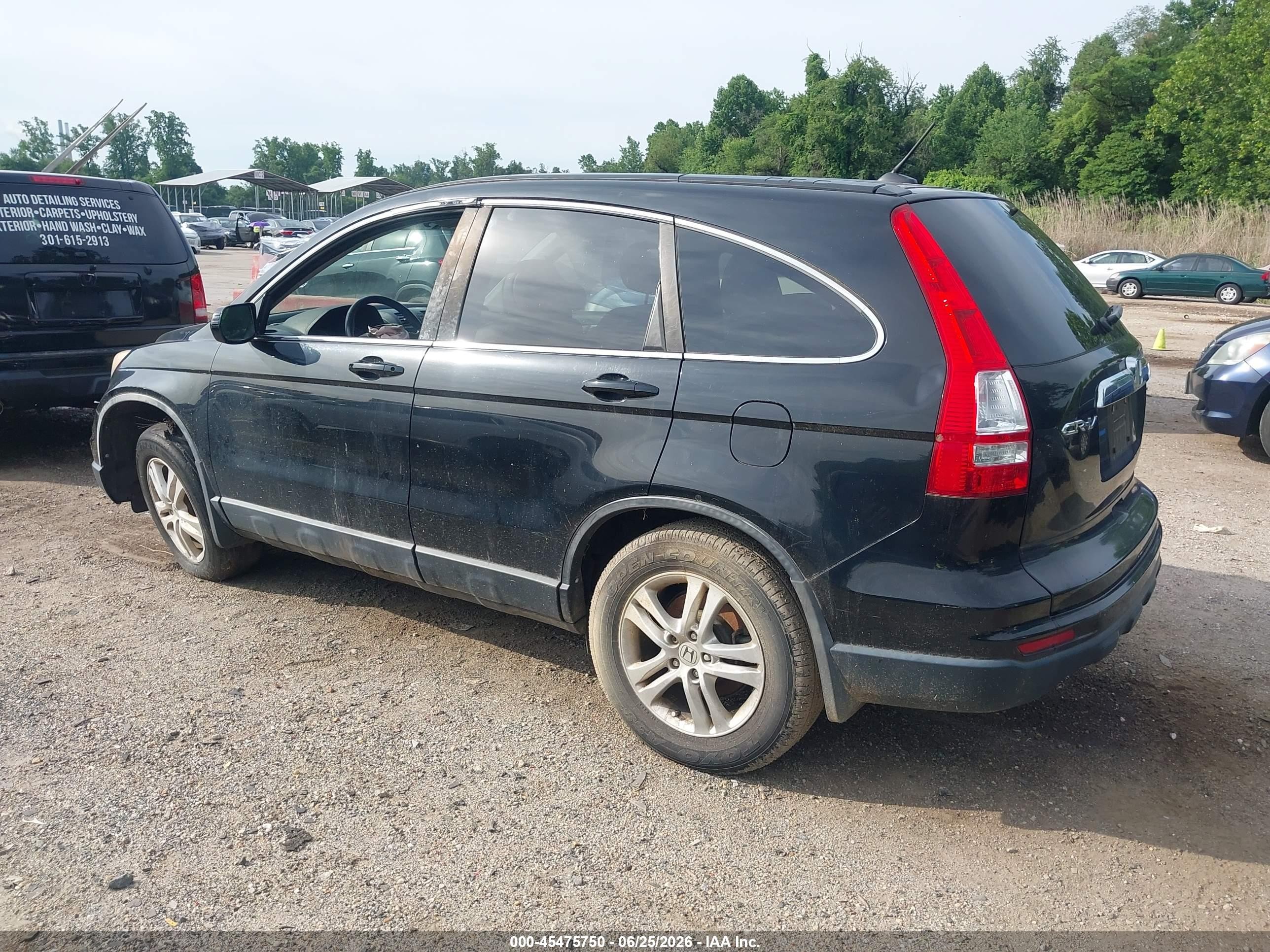 2011 Honda Cr-v Ex-l Черный vin: 5J6RE4H72BL089986
