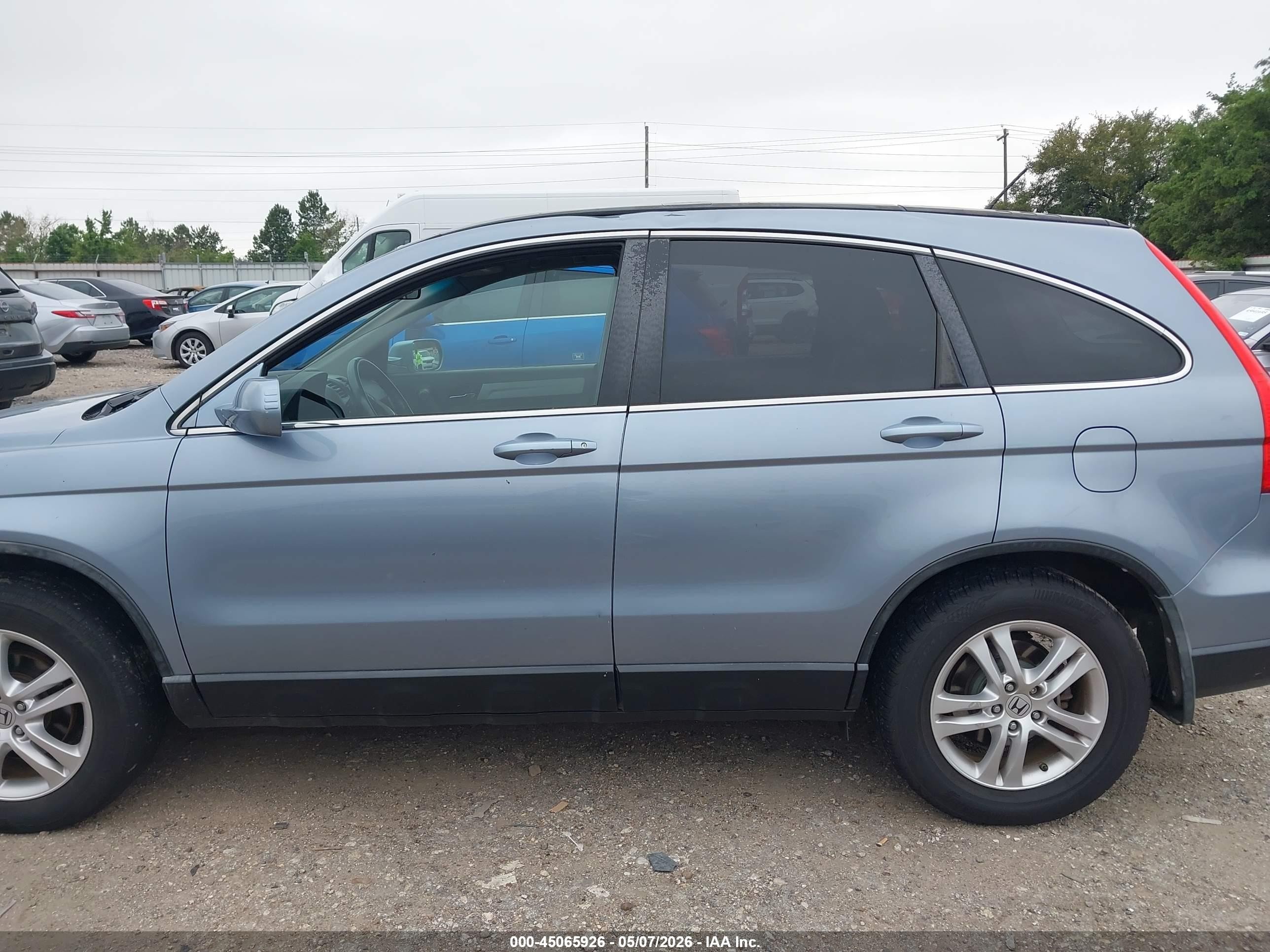 2011 Honda Cr-v Ex-l Blue vin: 5J6RE4H72BL106320