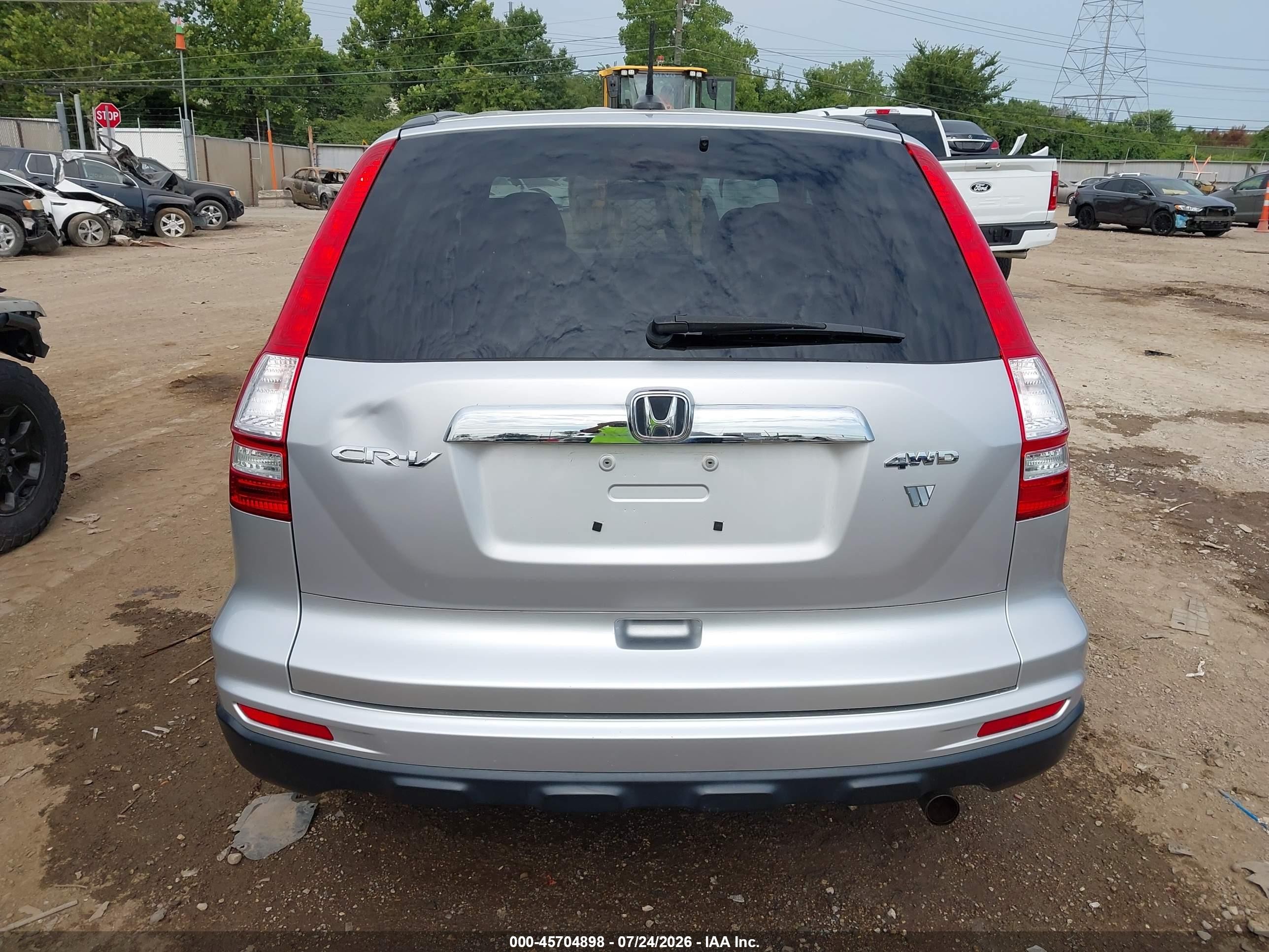 2011 Honda Cr-v Ex-l Silver vin: 5J6RE4H72BL108522