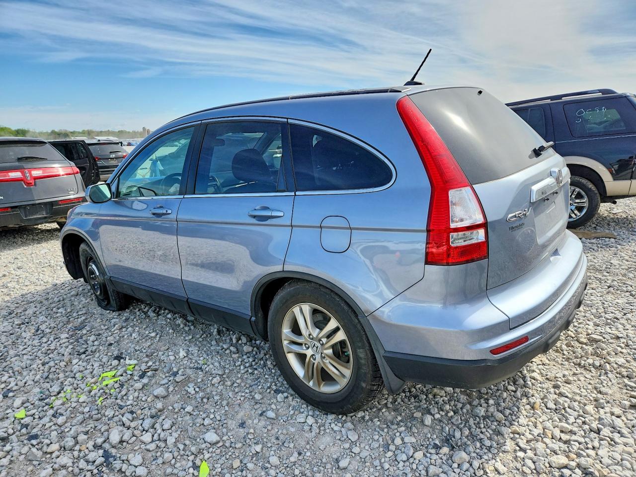 2011 Honda Cr-v Exl Blue vin: 5J6RE4H72BL112828