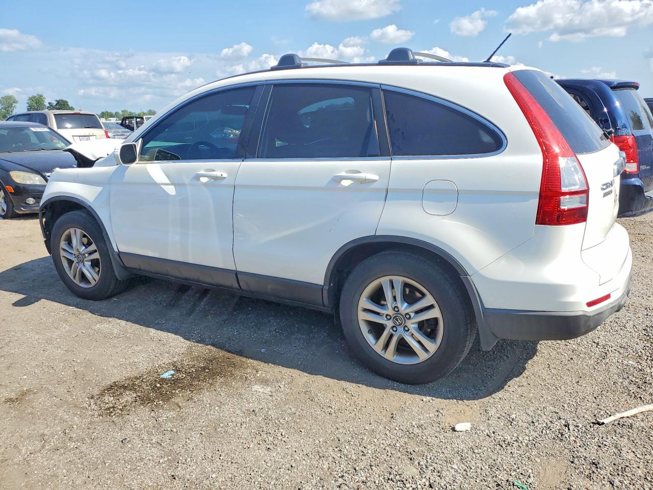 2011 Honda Cr-v Exl White vin: 5J6RE4H72BL826894