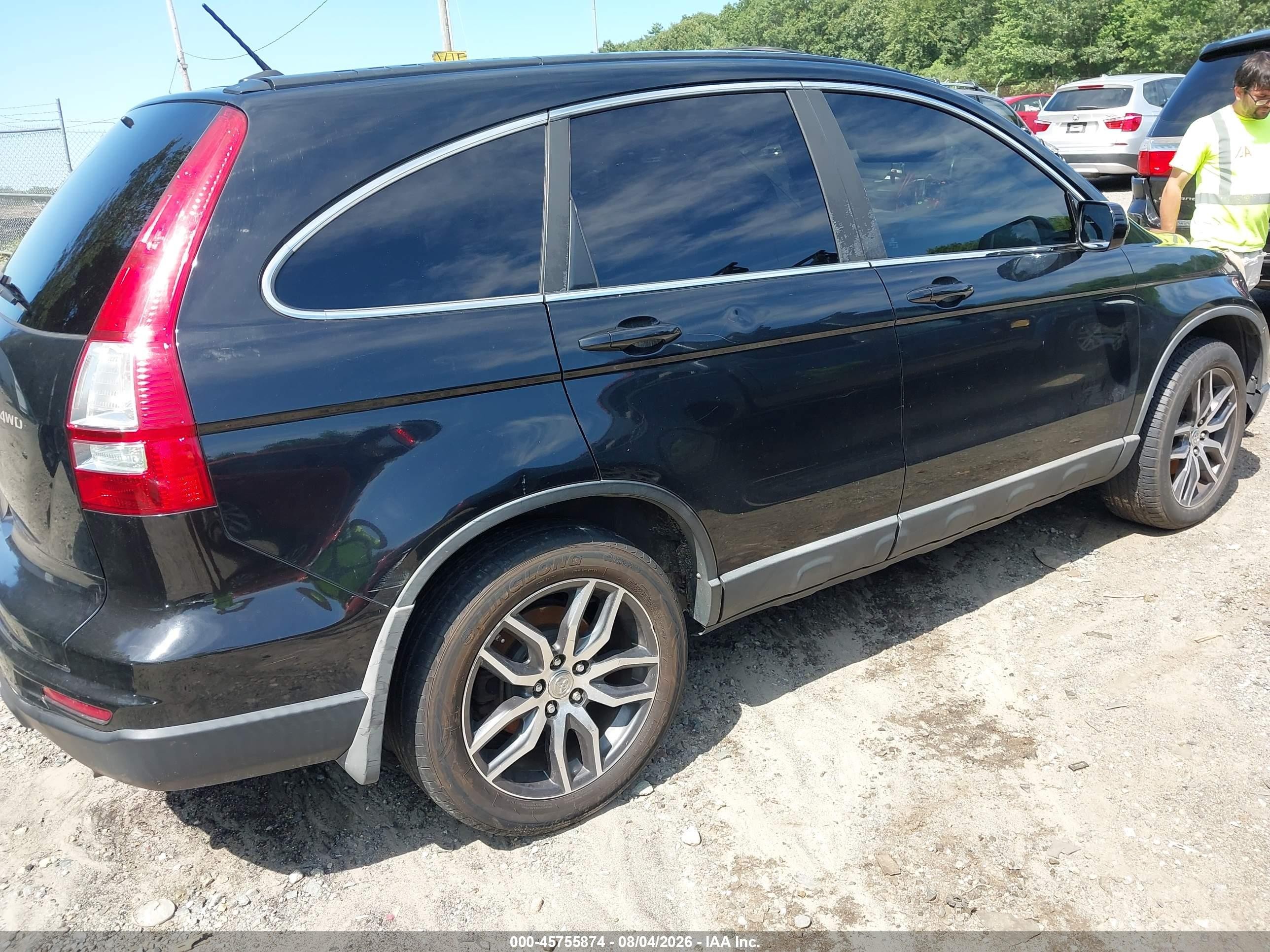 2010 Honda Cr-v Ex-l Black vin: 5J6RE4H73AL009559