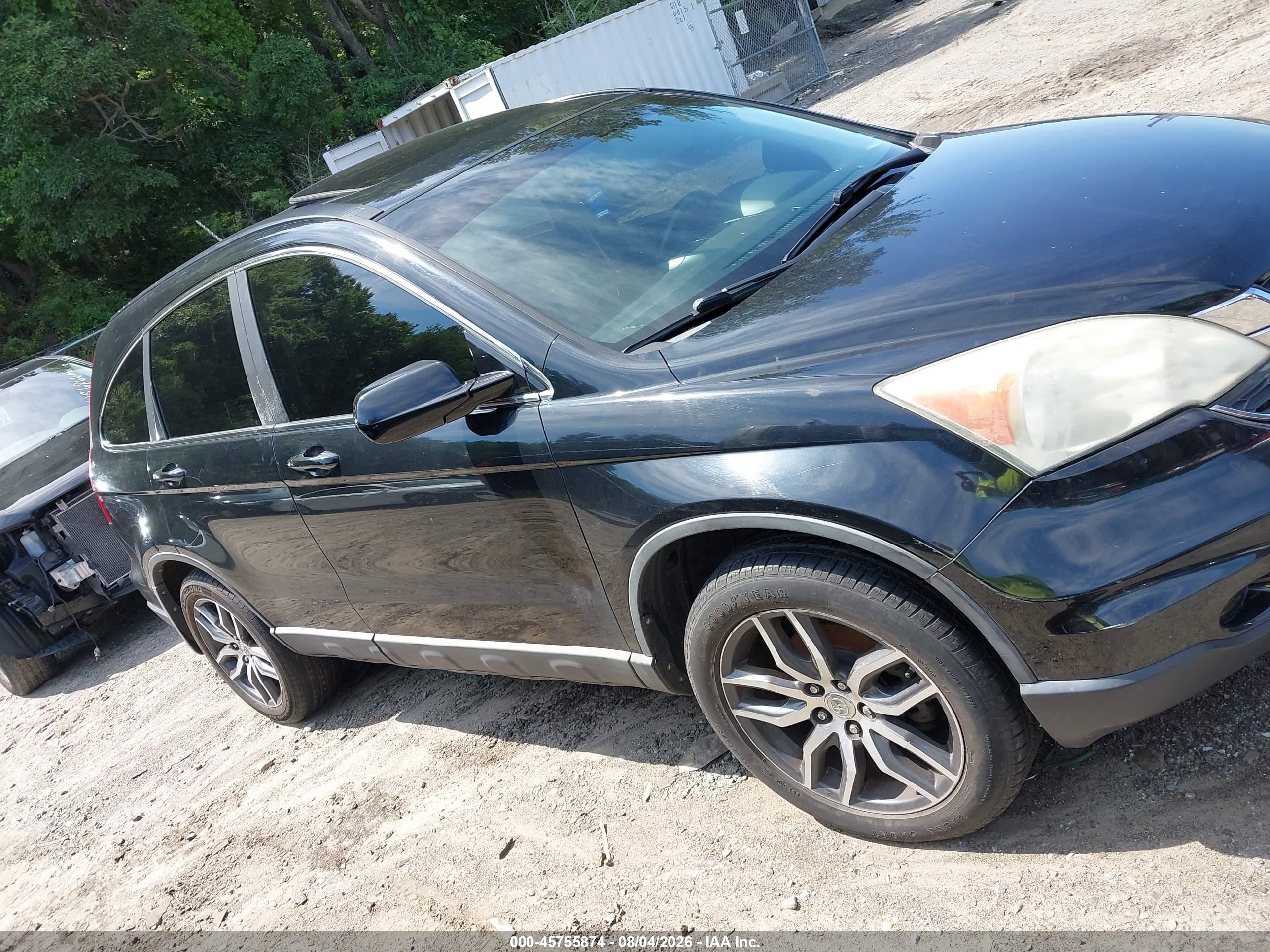 2010 Honda Cr-v Ex-l Black vin: 5J6RE4H73AL009559