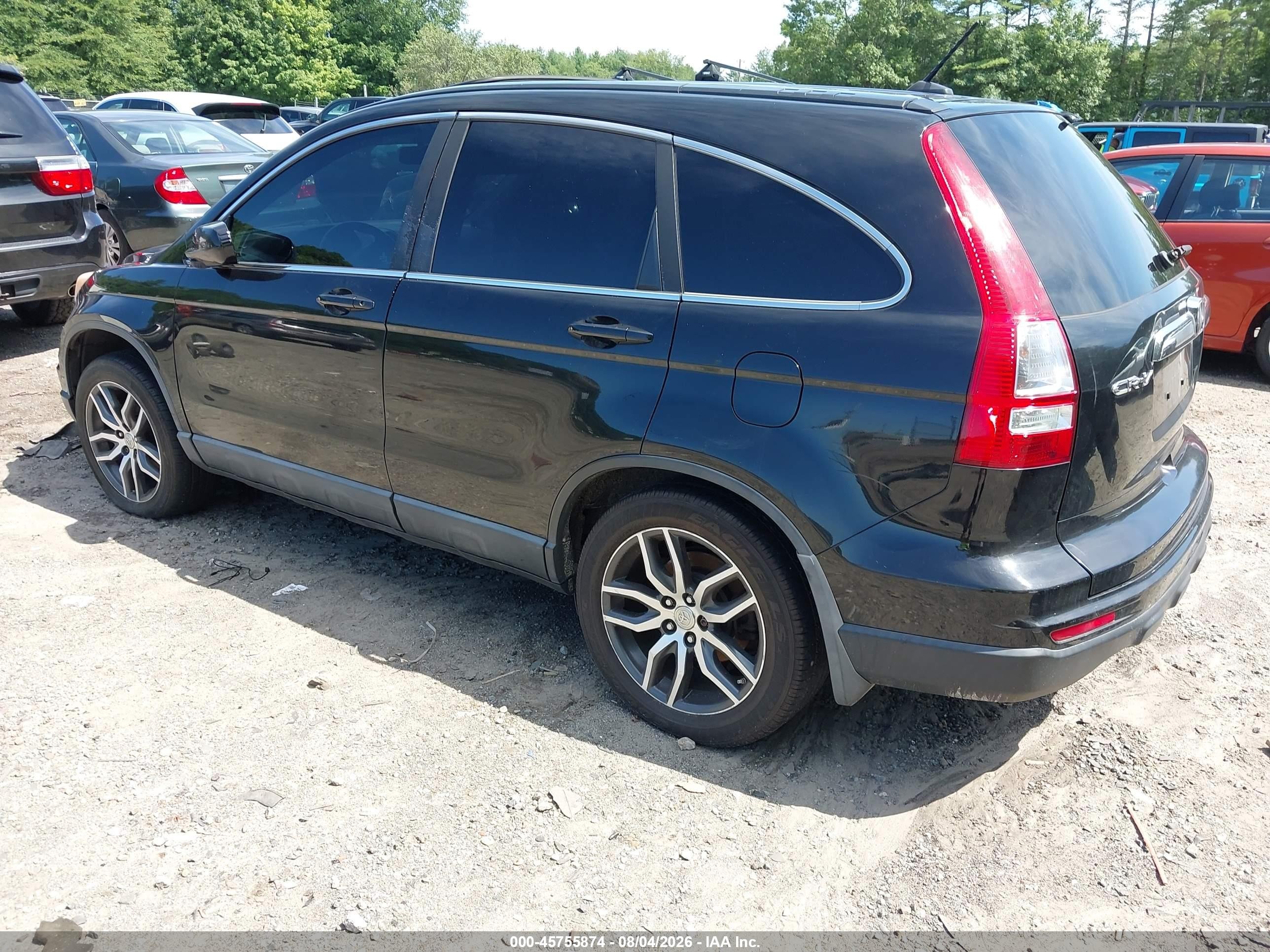 2010 Honda Cr-v Ex-l Black vin: 5J6RE4H73AL009559