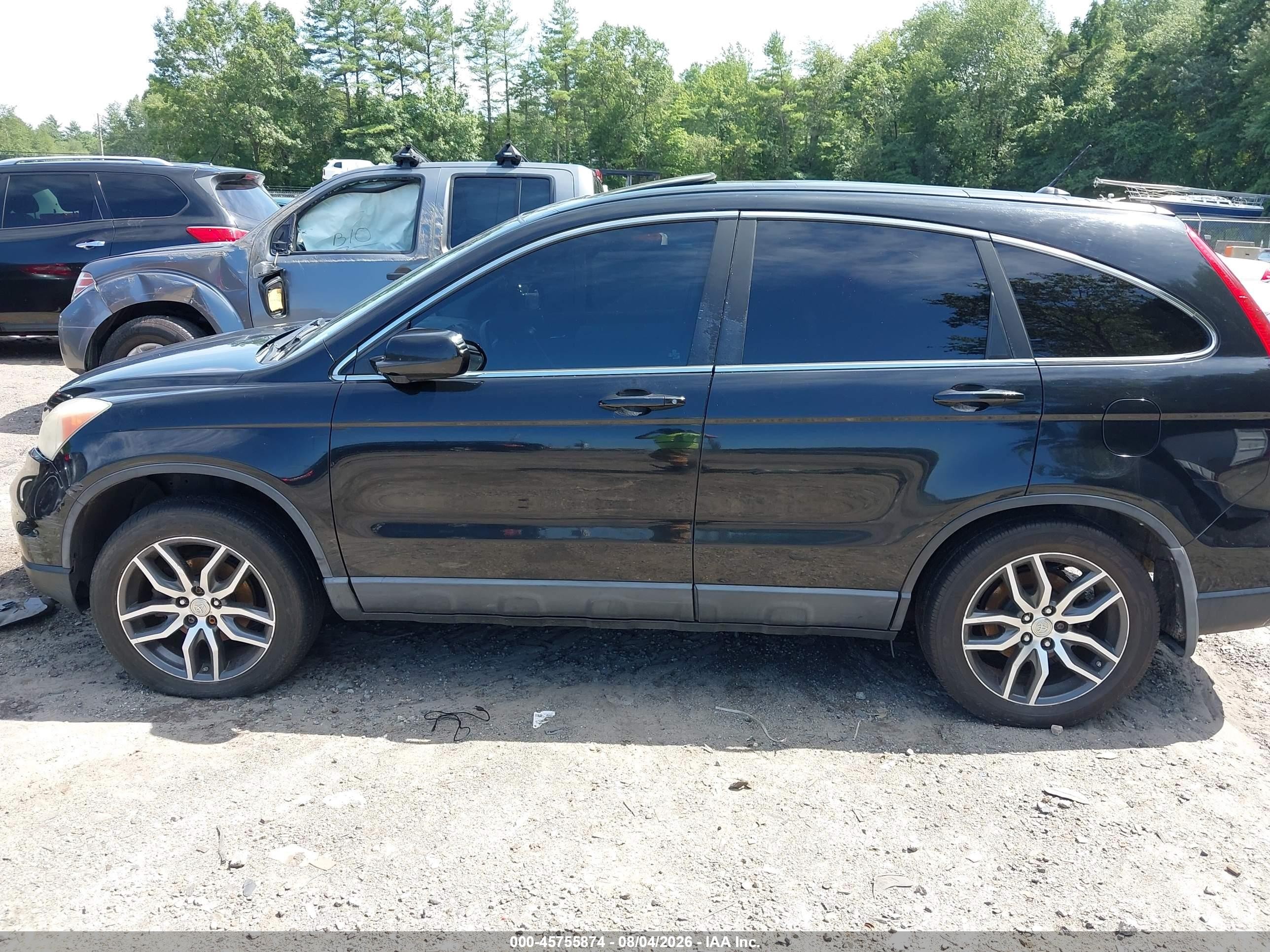 2010 Honda Cr-v Ex-l Black vin: 5J6RE4H73AL009559