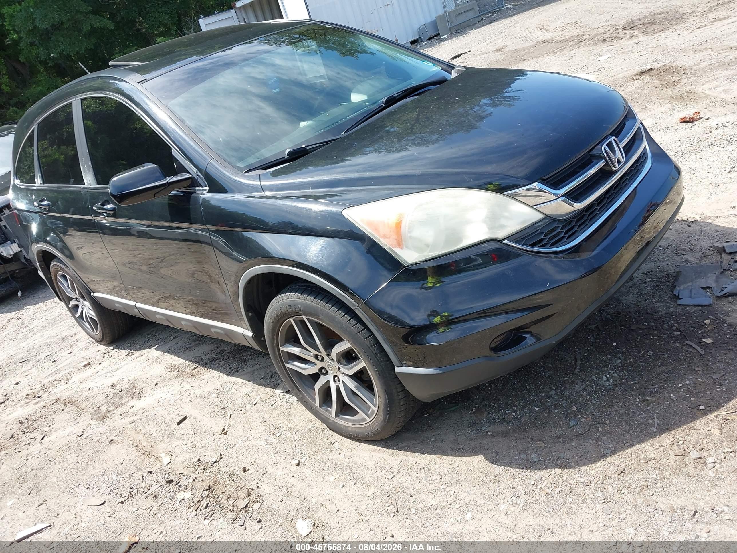2010 Honda Cr-v Ex-l Black vin: 5J6RE4H73AL009559