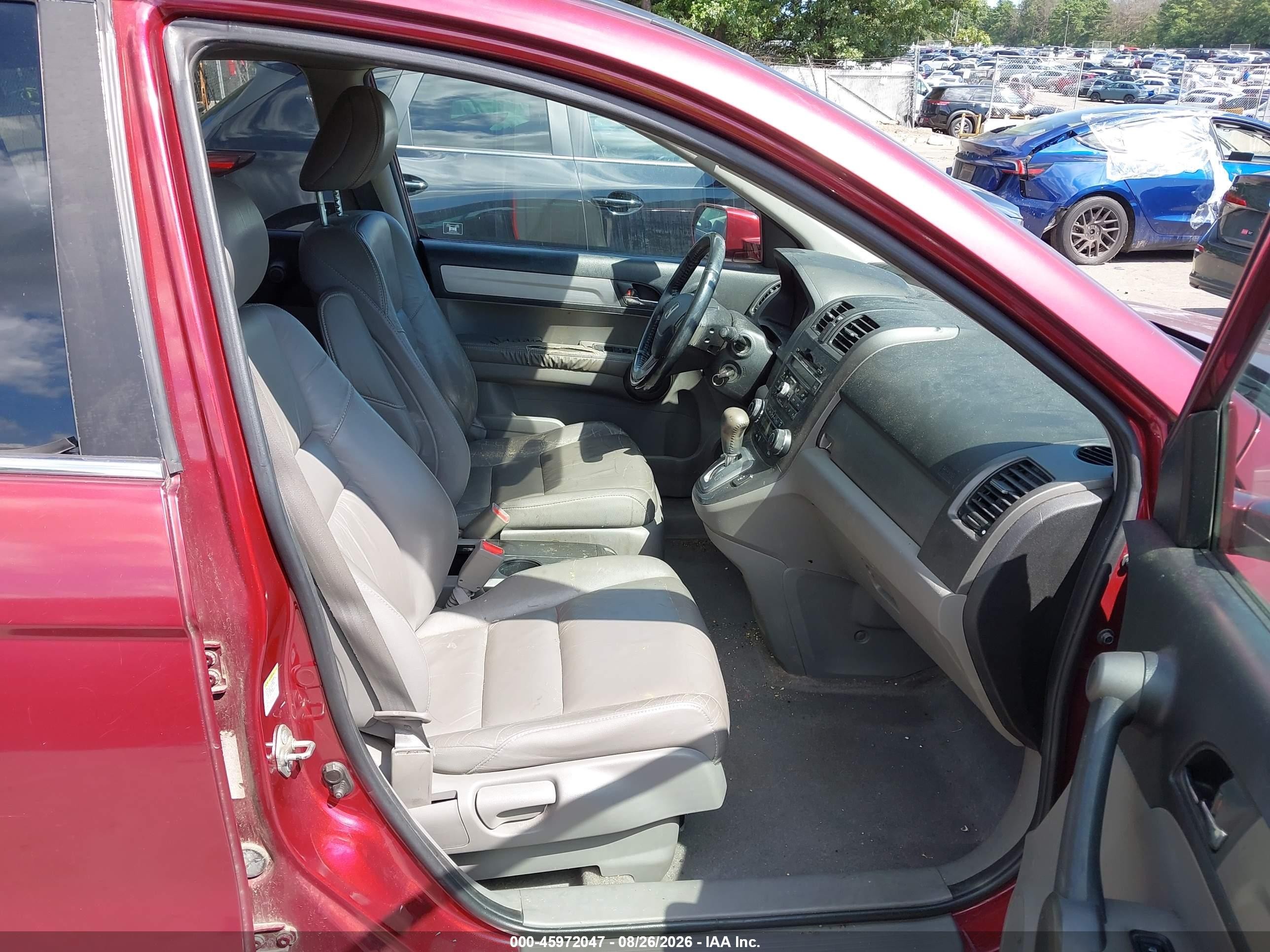 2010 Honda Cr-v Ex-l Red vin: 5J6RE4H73AL020609