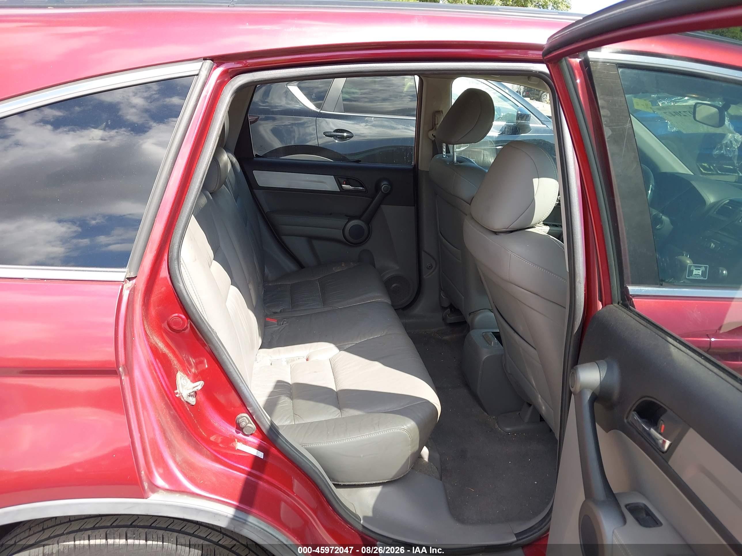 2010 Honda Cr-v Ex-l Red vin: 5J6RE4H73AL020609