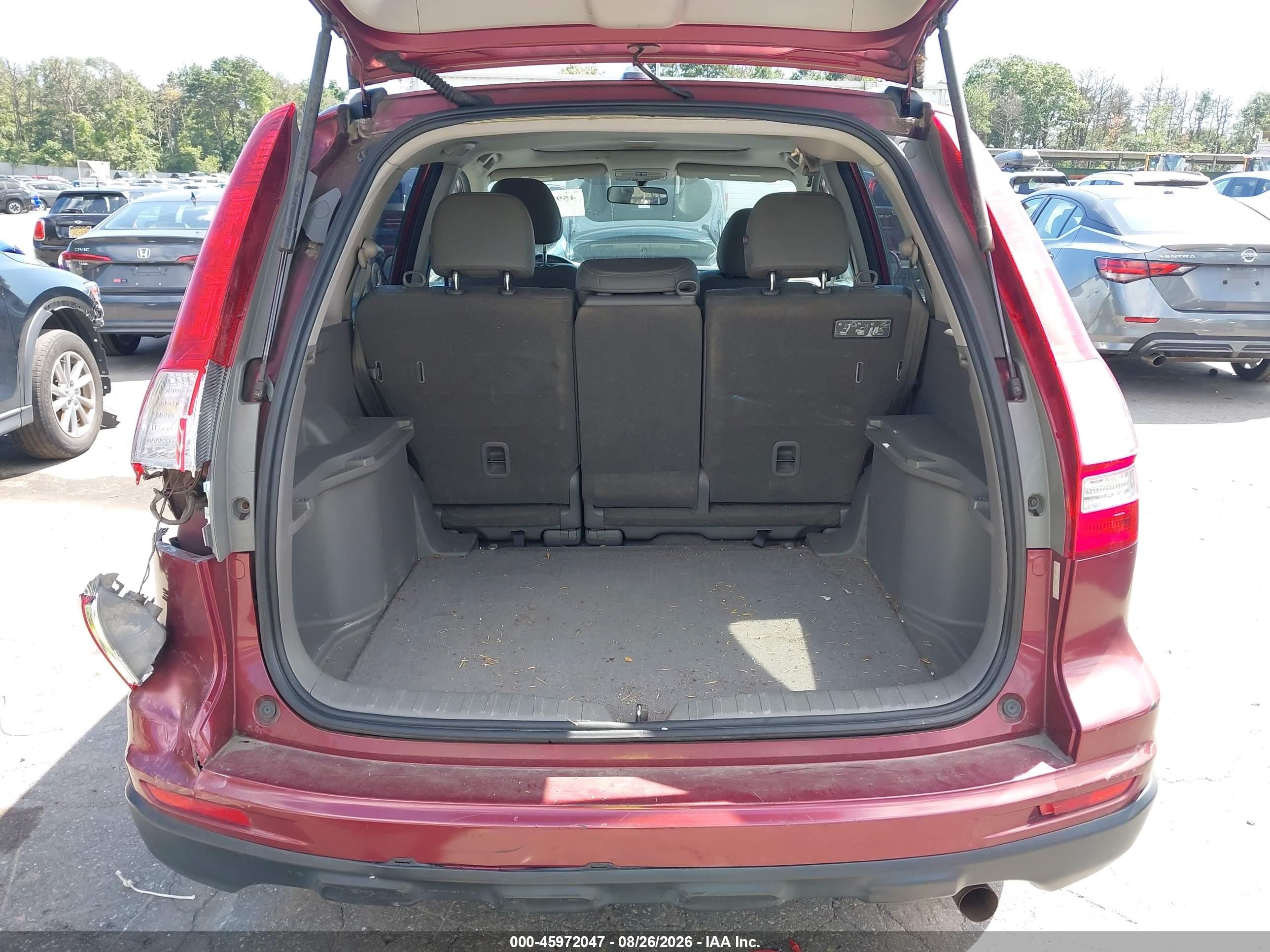 2010 Honda Cr-v Ex-l Red vin: 5J6RE4H73AL020609