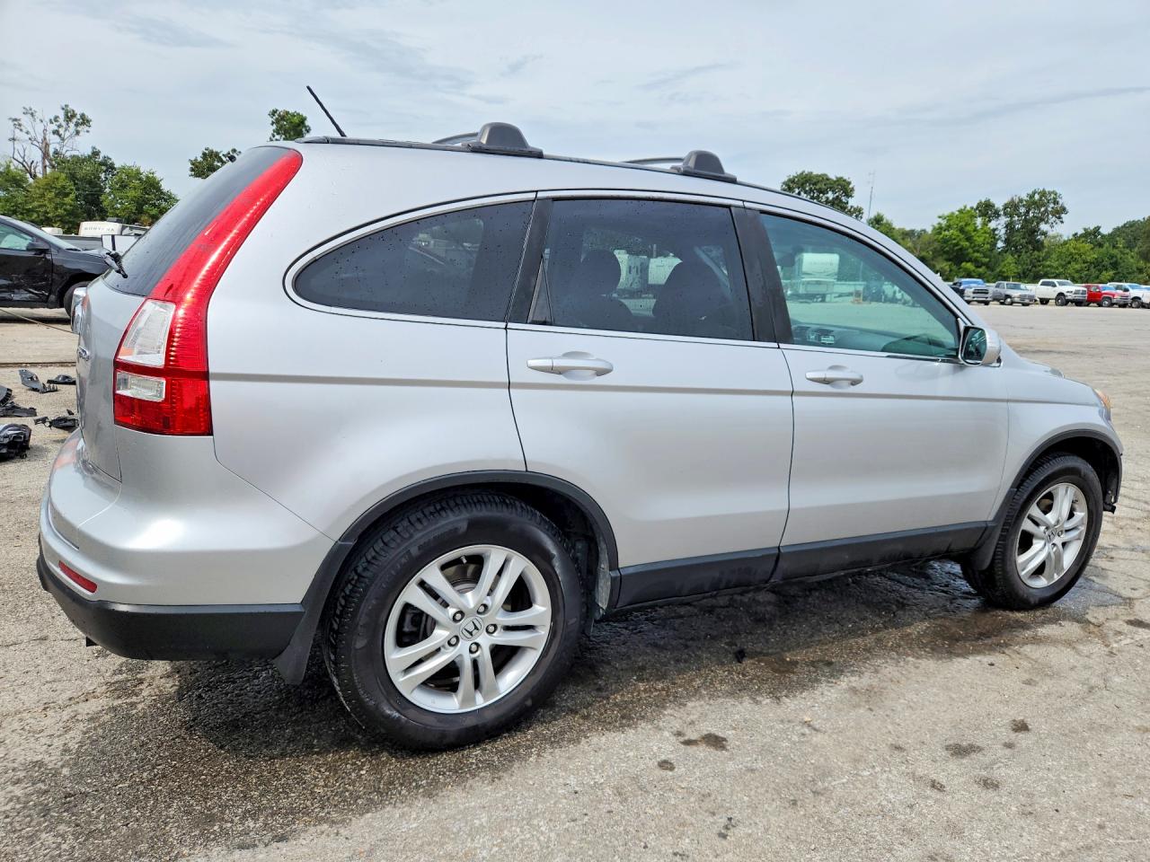 2010 Honda Cr-v Exl Silver vin: 5J6RE4H73AL022604