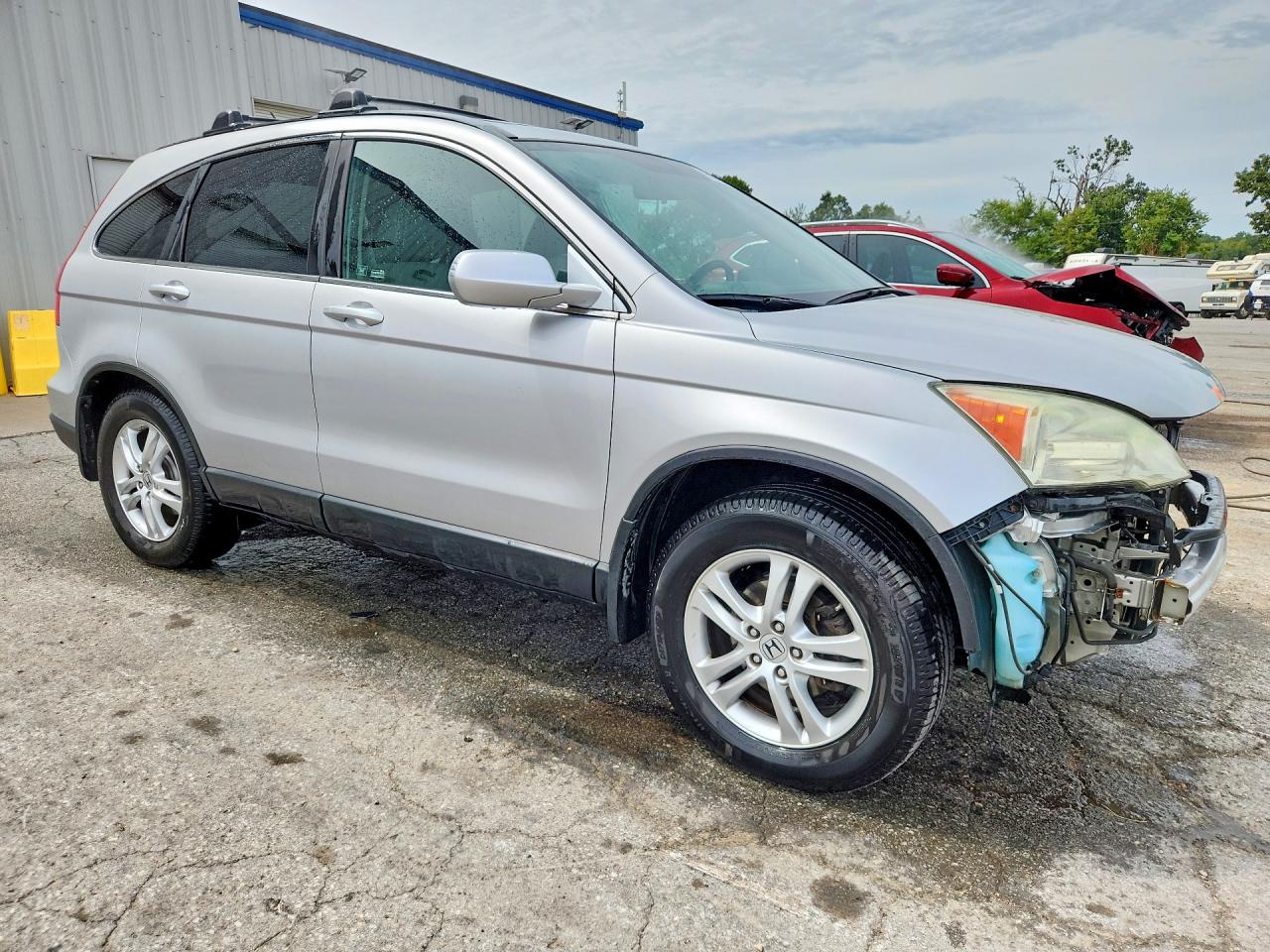 2010 Honda Cr-v Exl Silver vin: 5J6RE4H73AL022604