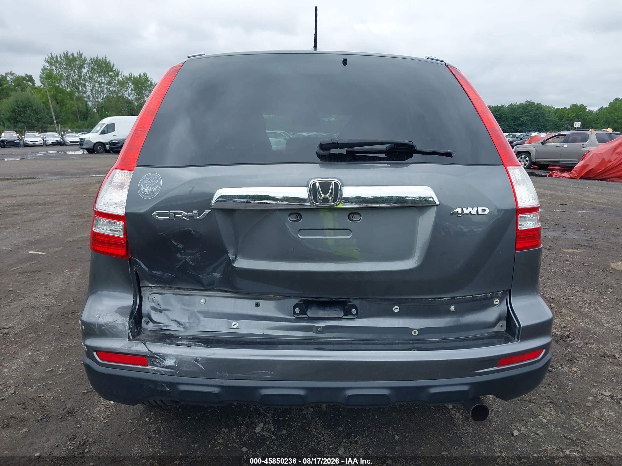 2010 Honda Cr-v Ex-l Gray vin: 5J6RE4H73AL032551