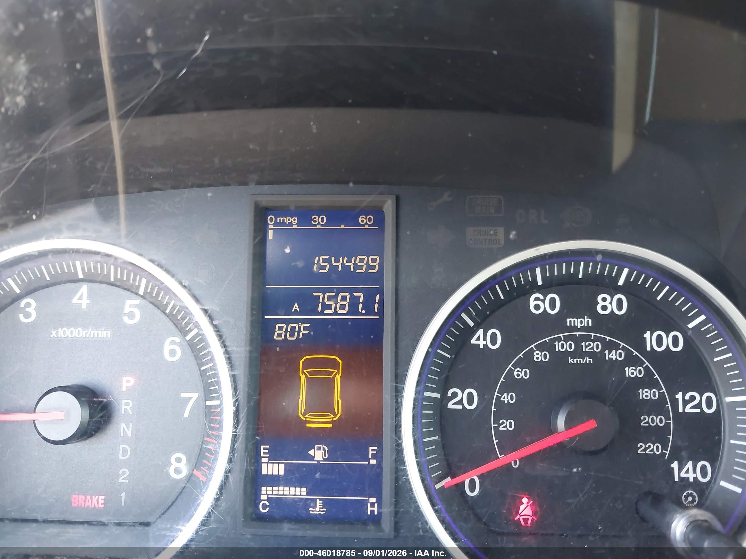 2010 Honda Cr-v Ex-l Blue vin: 5J6RE4H73AL034347