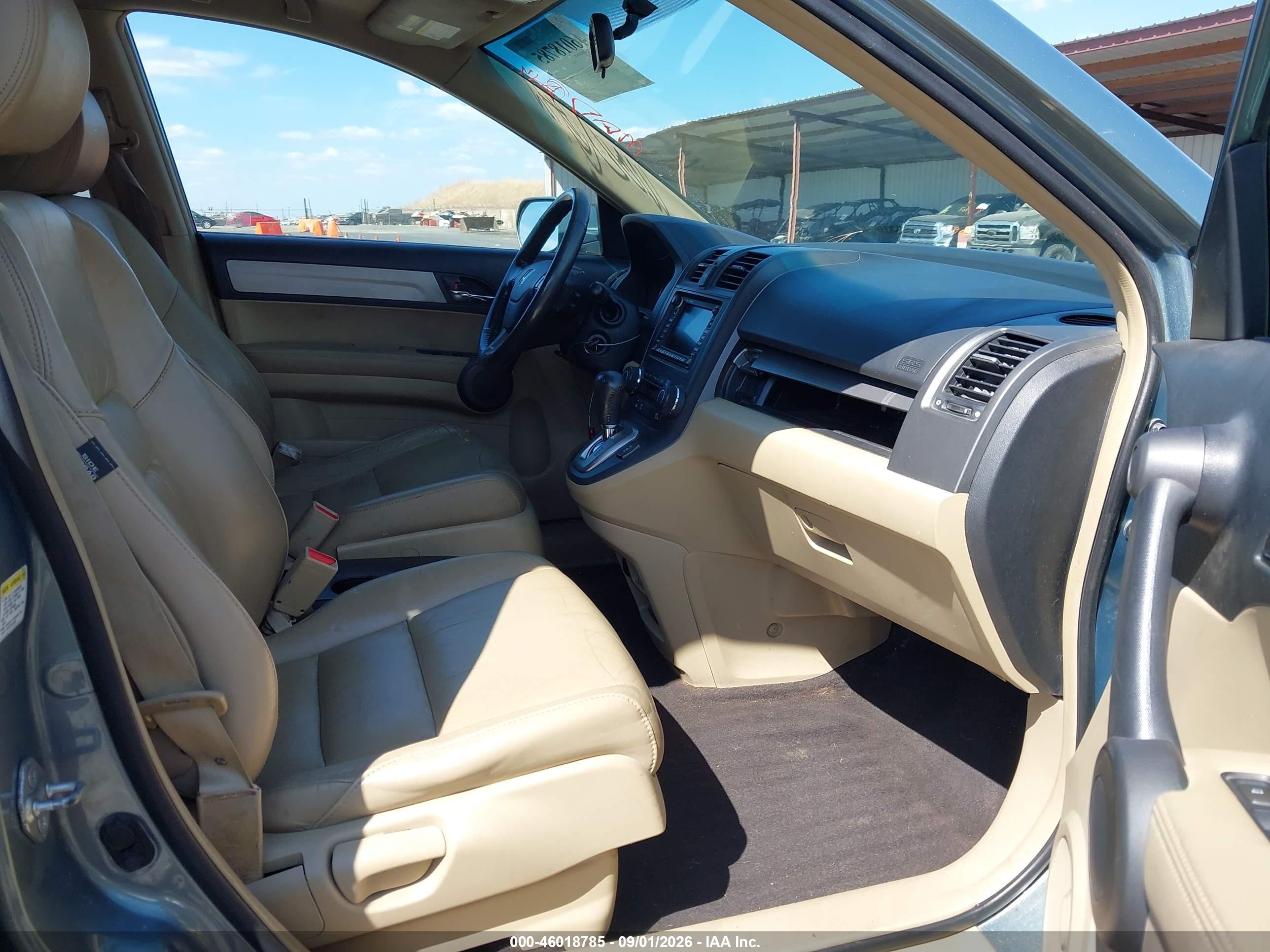 2010 Honda Cr-v Ex-l Blue vin: 5J6RE4H73AL034347