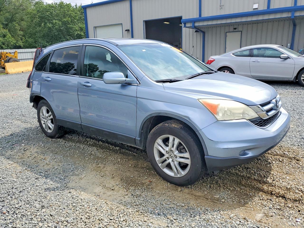 2010 Honda Cr-v Exl Blue vin: 5J6RE4H73AL055408
