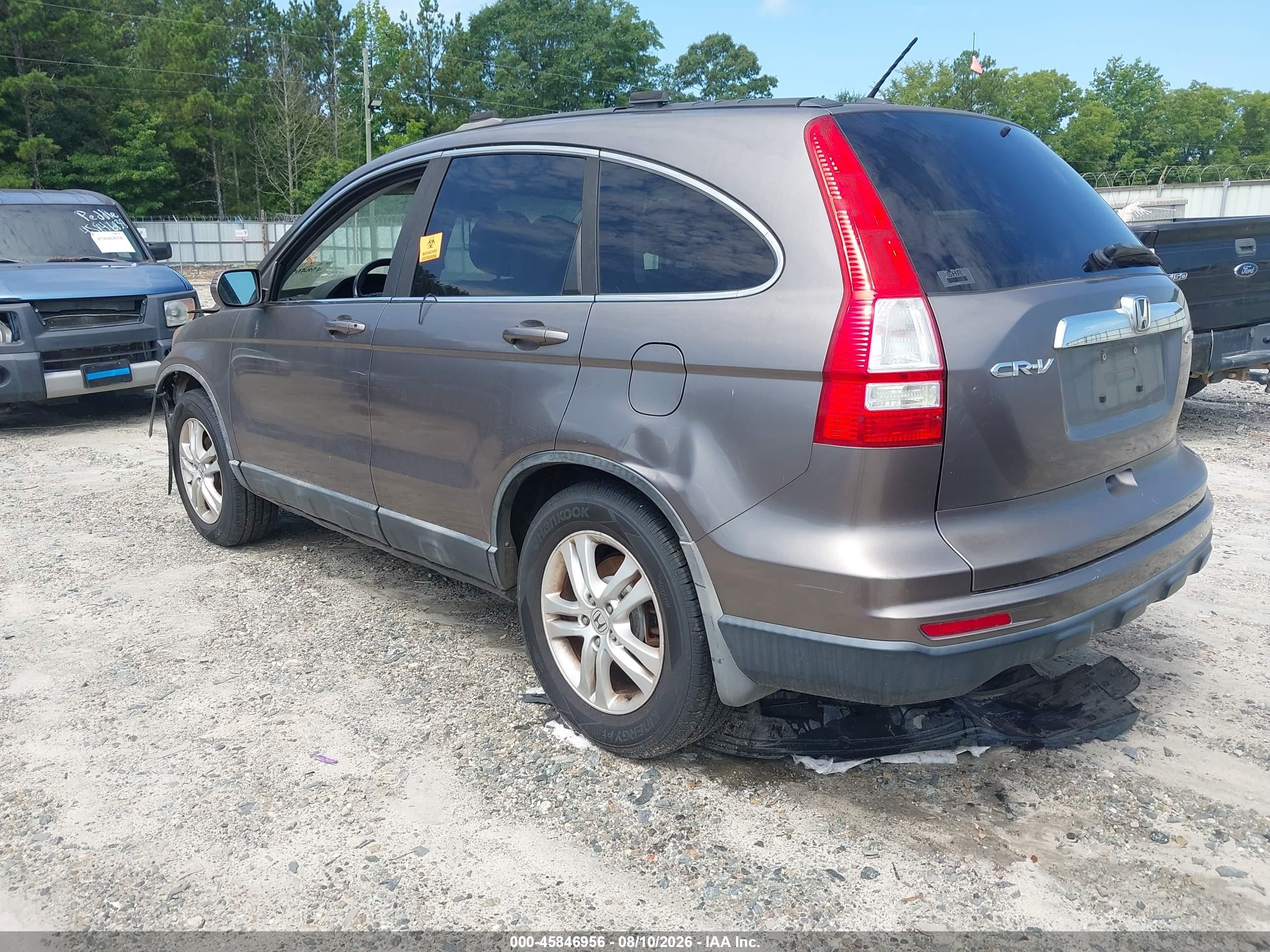 2010 Honda Cr-v Ex-l Gray vin: 5J6RE4H73AL060009