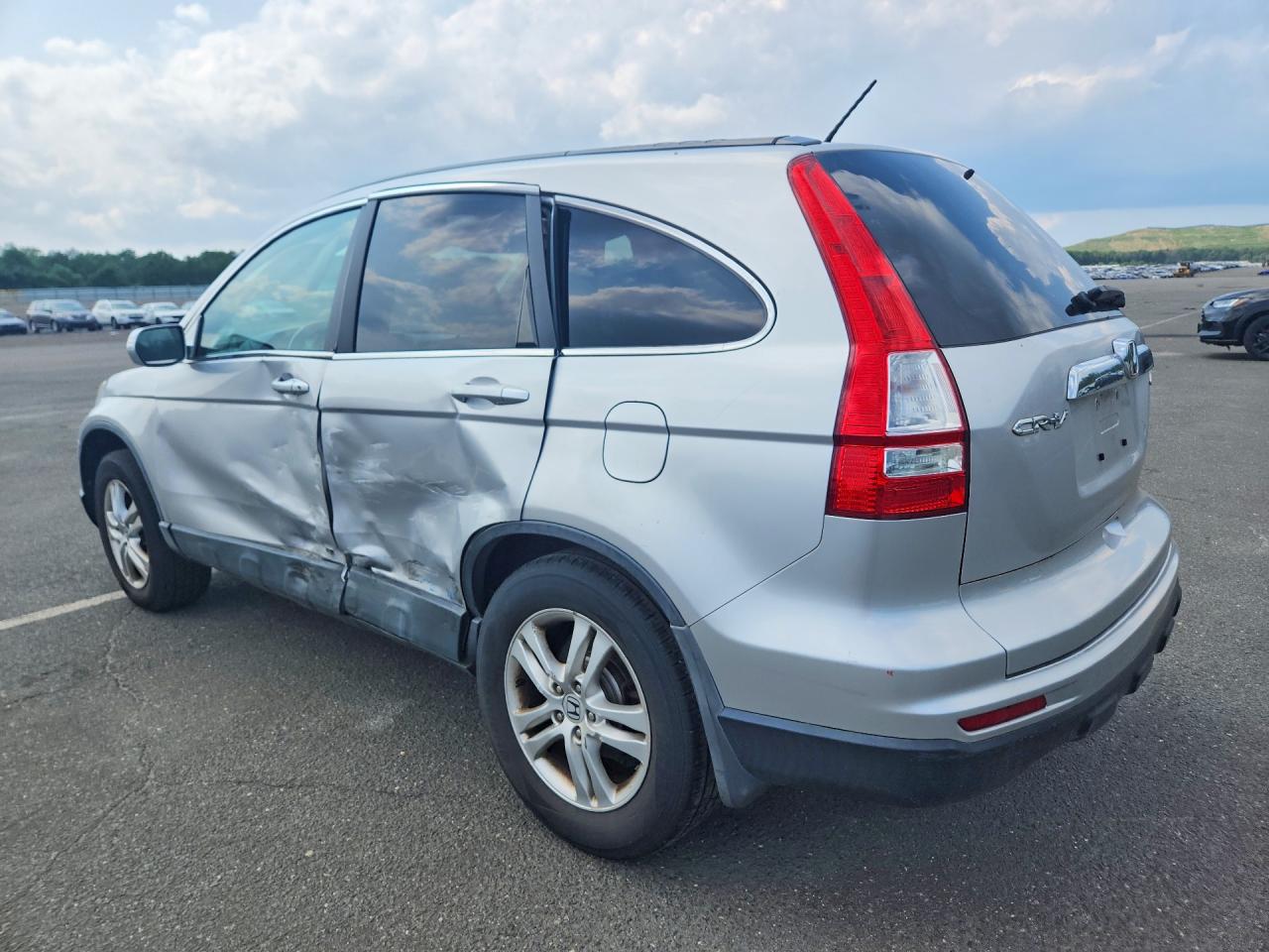 2010 Honda Cr-v Exl Silver vin: 5J6RE4H73AL065369