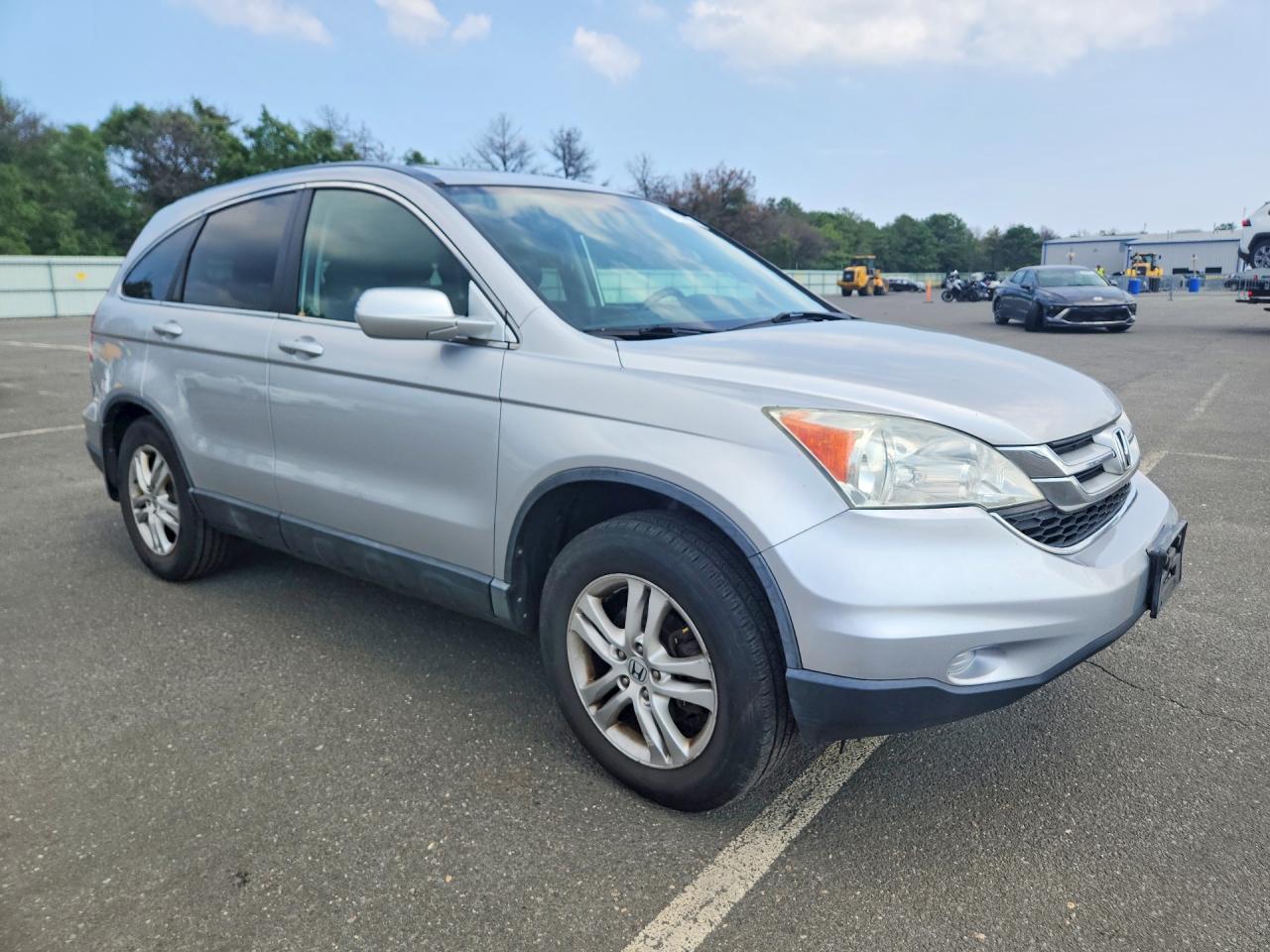 2010 Honda Cr-v Exl Silver vin: 5J6RE4H73AL065369