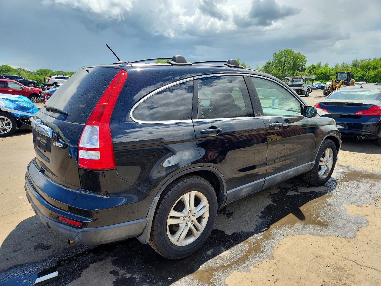 2010 Honda Cr-v Exl Black vin: 5J6RE4H73AL092989