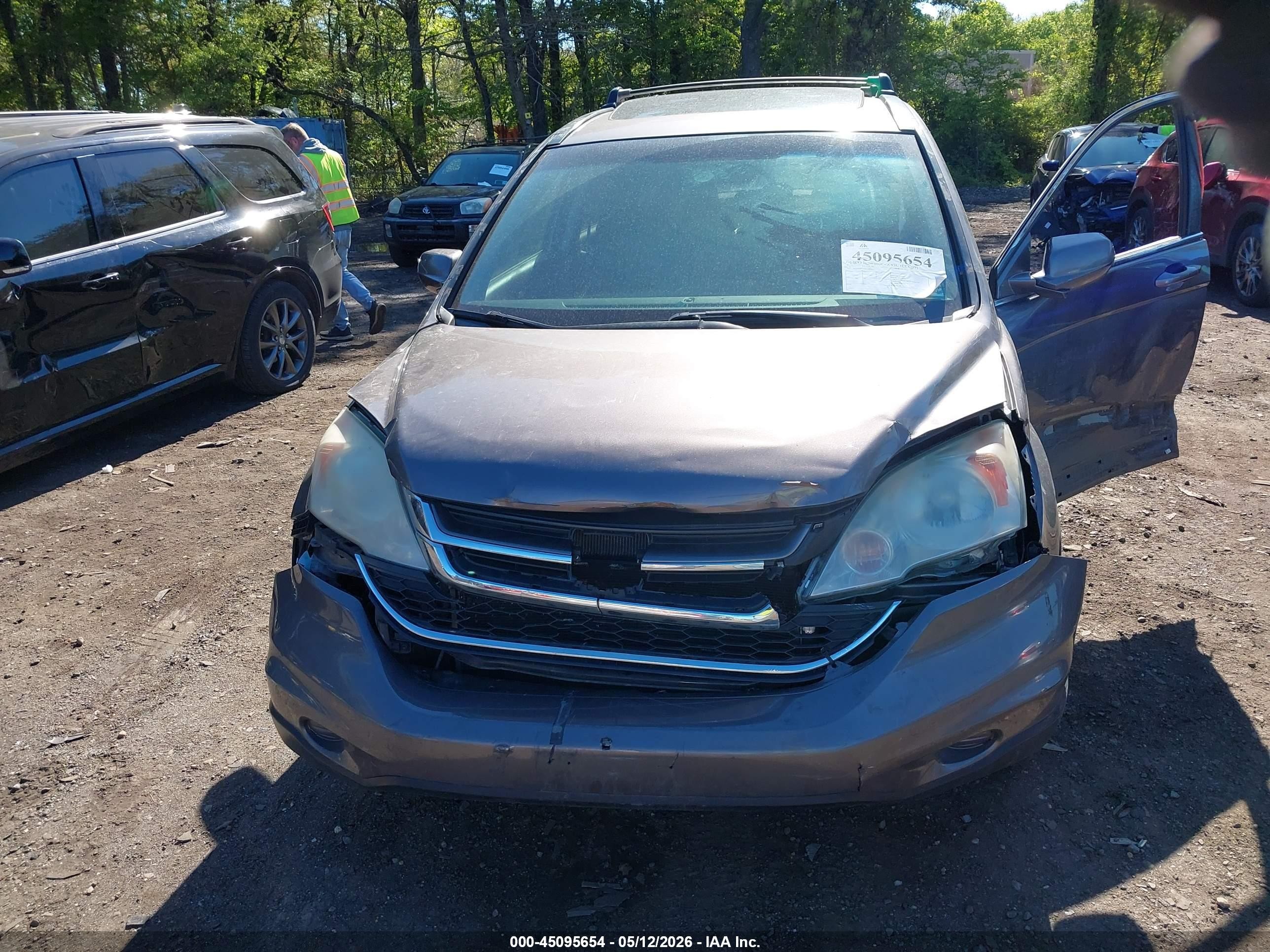 2010 Honda Cr-v Ex-l Gray vin: 5J6RE4H73AL100847