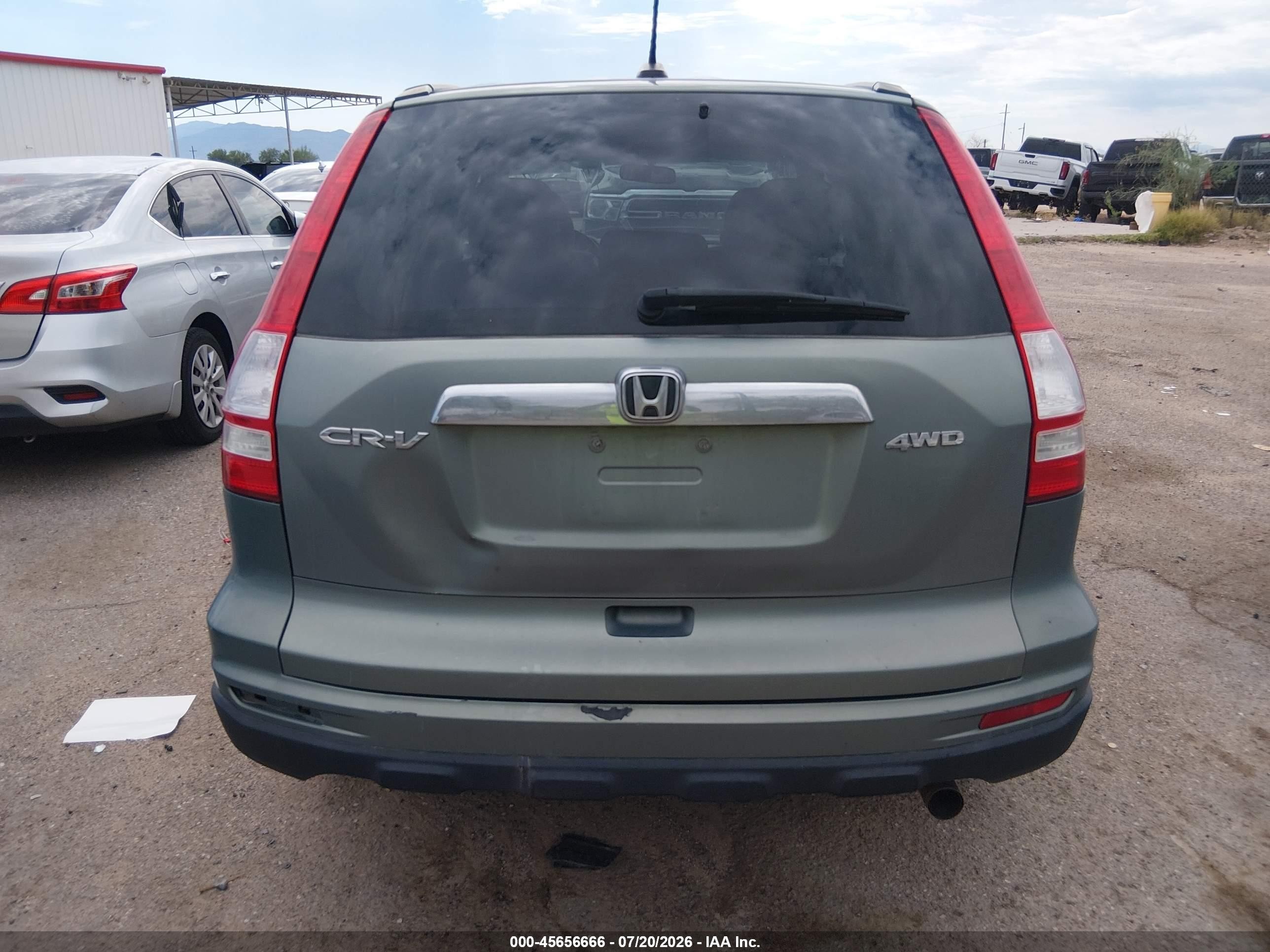 2010 Honda Cr-v Ex-l Teal vin: 5J6RE4H73AL101075