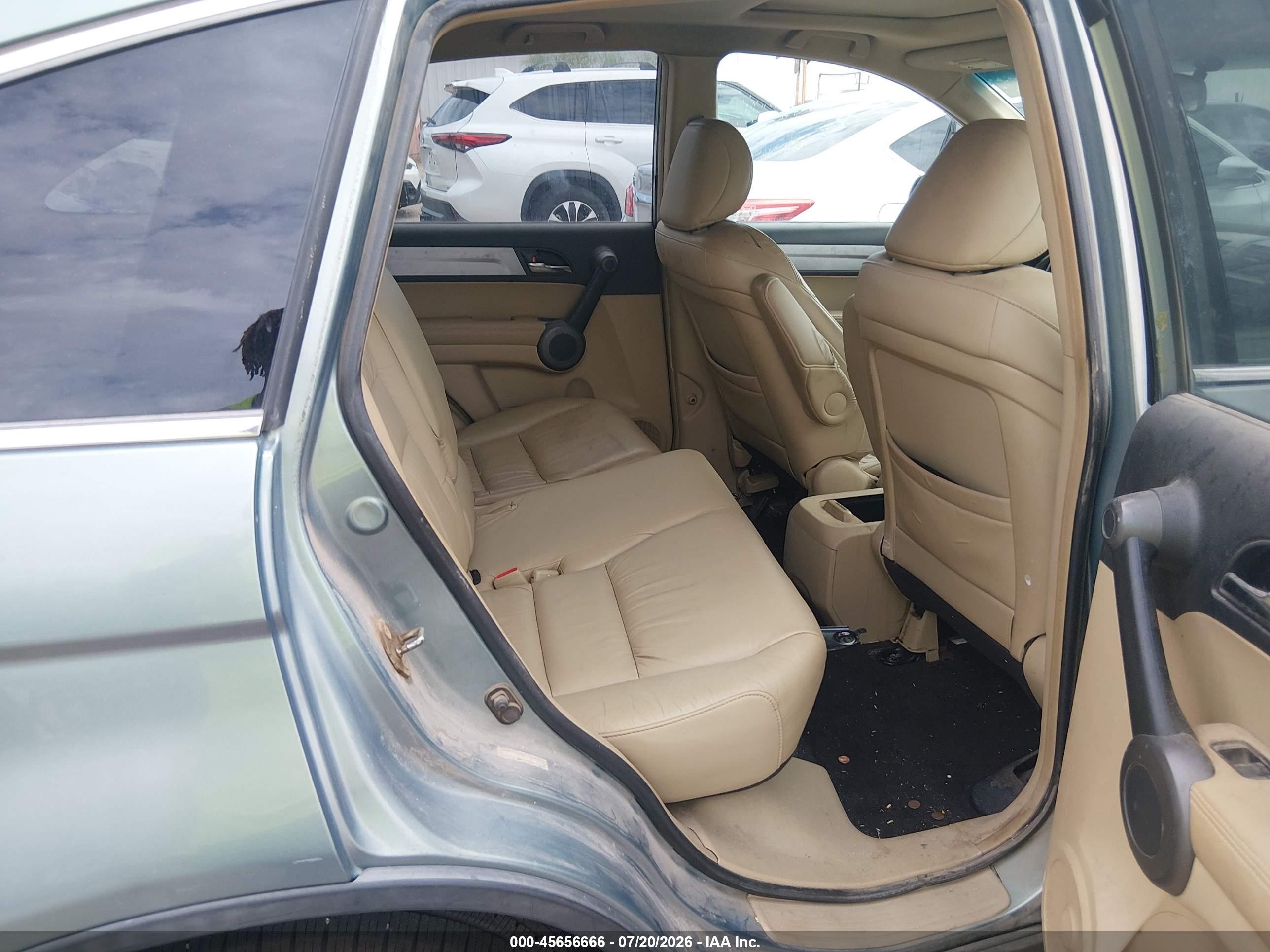 2010 Honda Cr-v Ex-l Teal vin: 5J6RE4H73AL101075