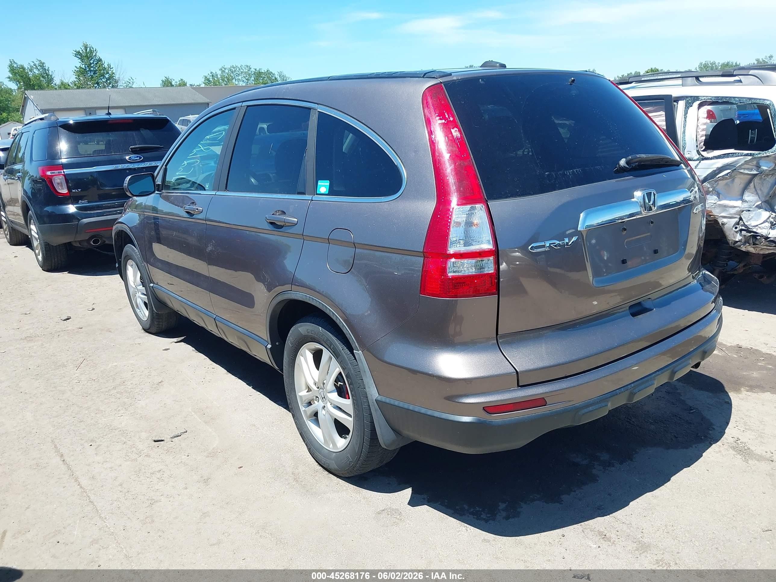 2011 Honda Cr-v Ex-l Gray vin: 5J6RE4H73BL019235