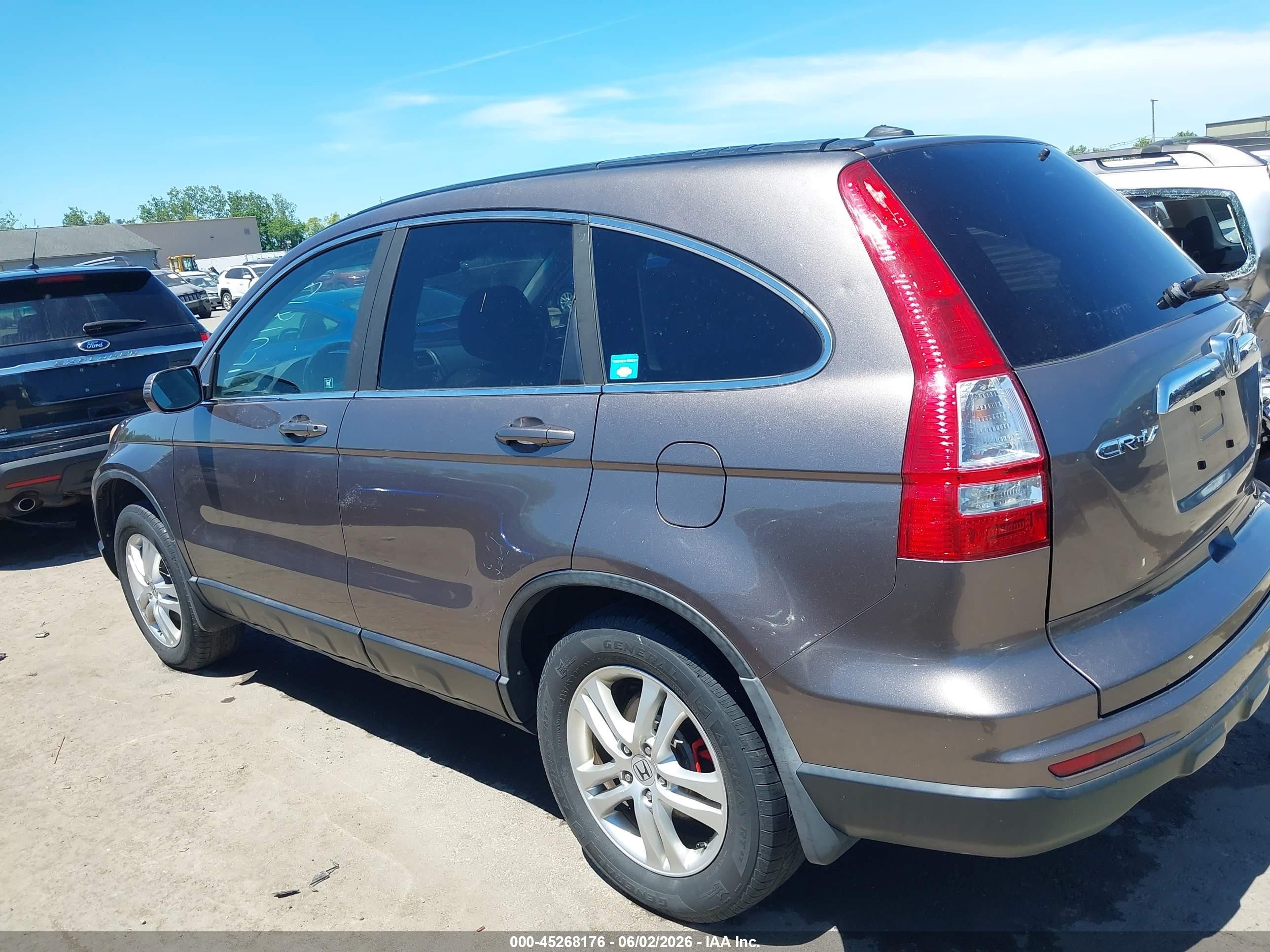 2011 Honda Cr-v Ex-l Gray vin: 5J6RE4H73BL019235