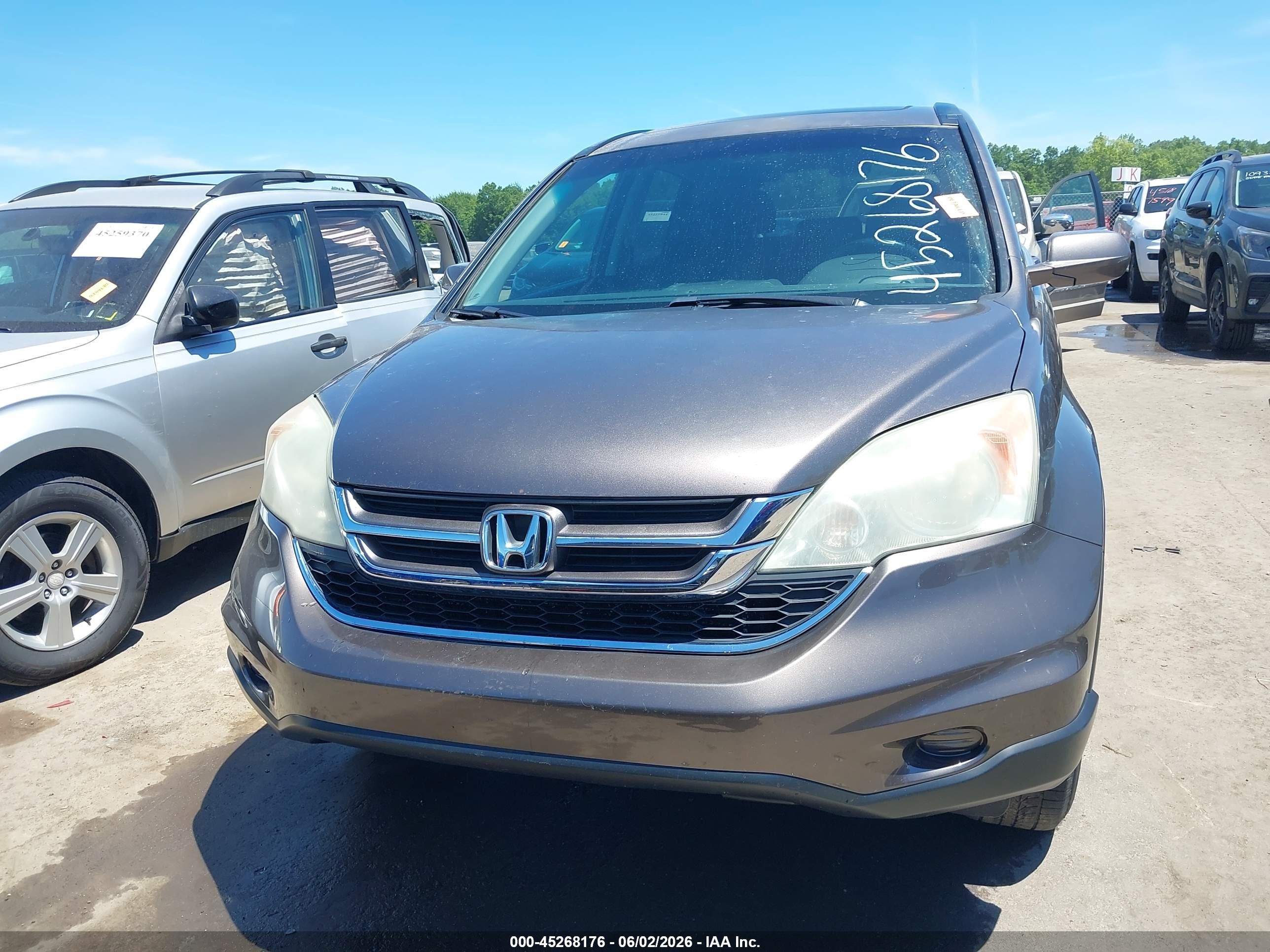 2011 Honda Cr-v Ex-l Gray vin: 5J6RE4H73BL019235
