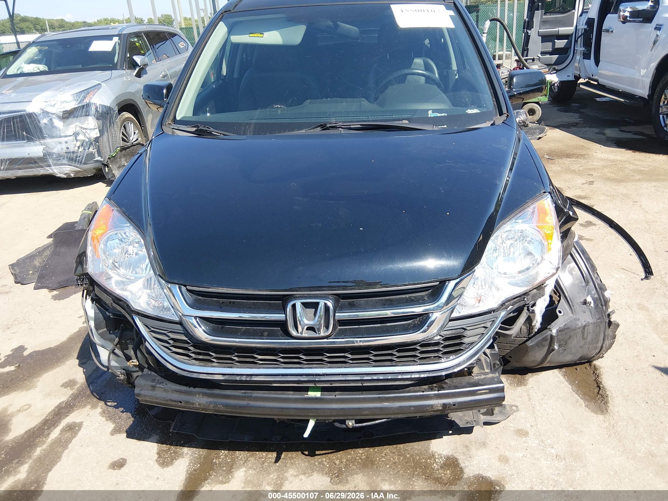 2011 Honda Cr-v Ex-l Black vin: 5J6RE4H73BL023494